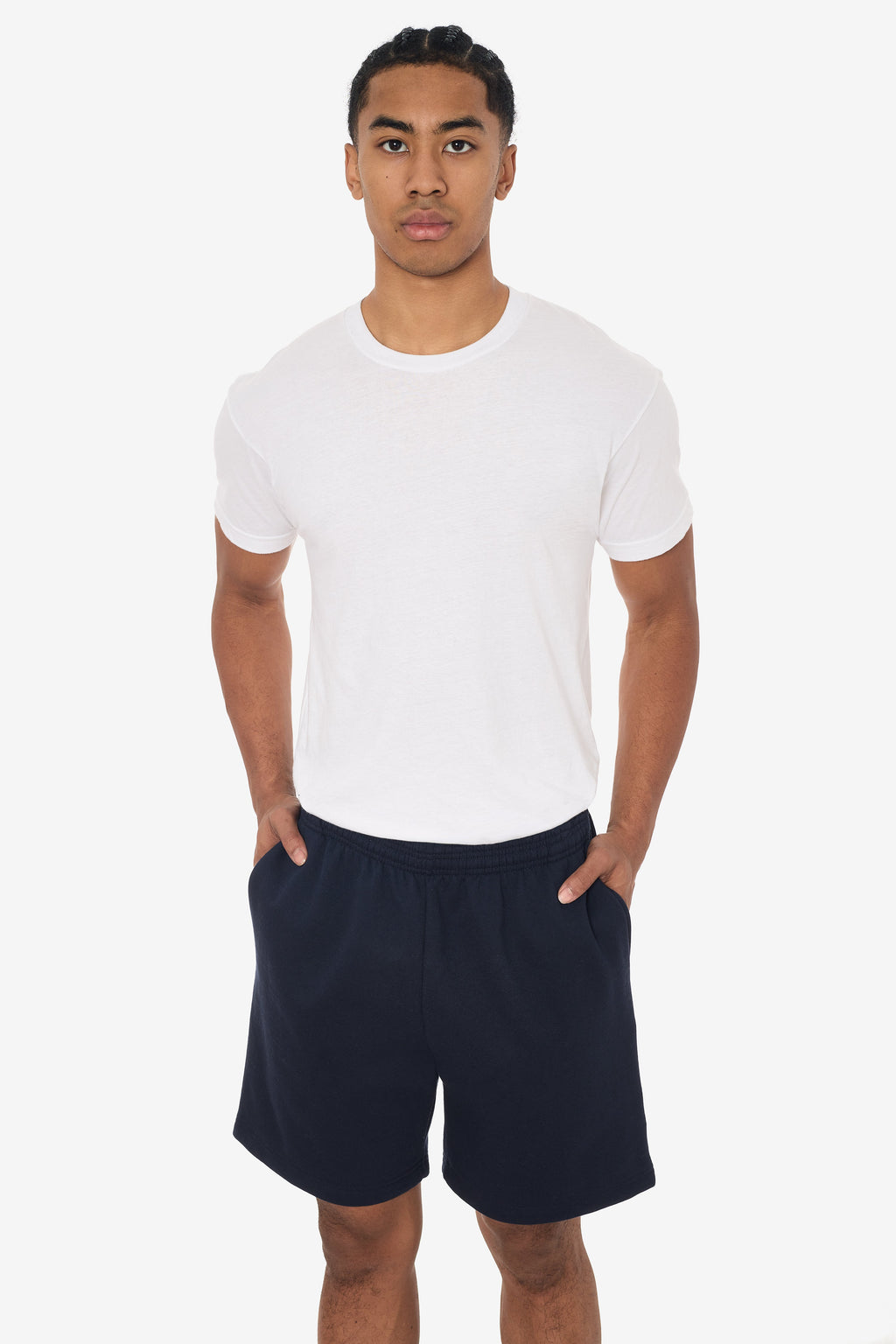 MWF02 - 10oz. Mid-weight Poly Cotton Fleece Sweat shorts