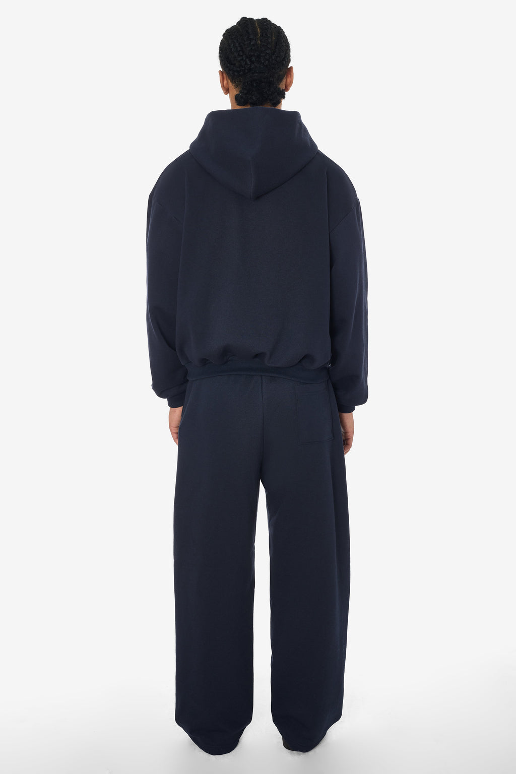 MWF1045 - 10 oz. Mid-Weight Poly Cotton Fleece Wide Open Bottom Sweatpant