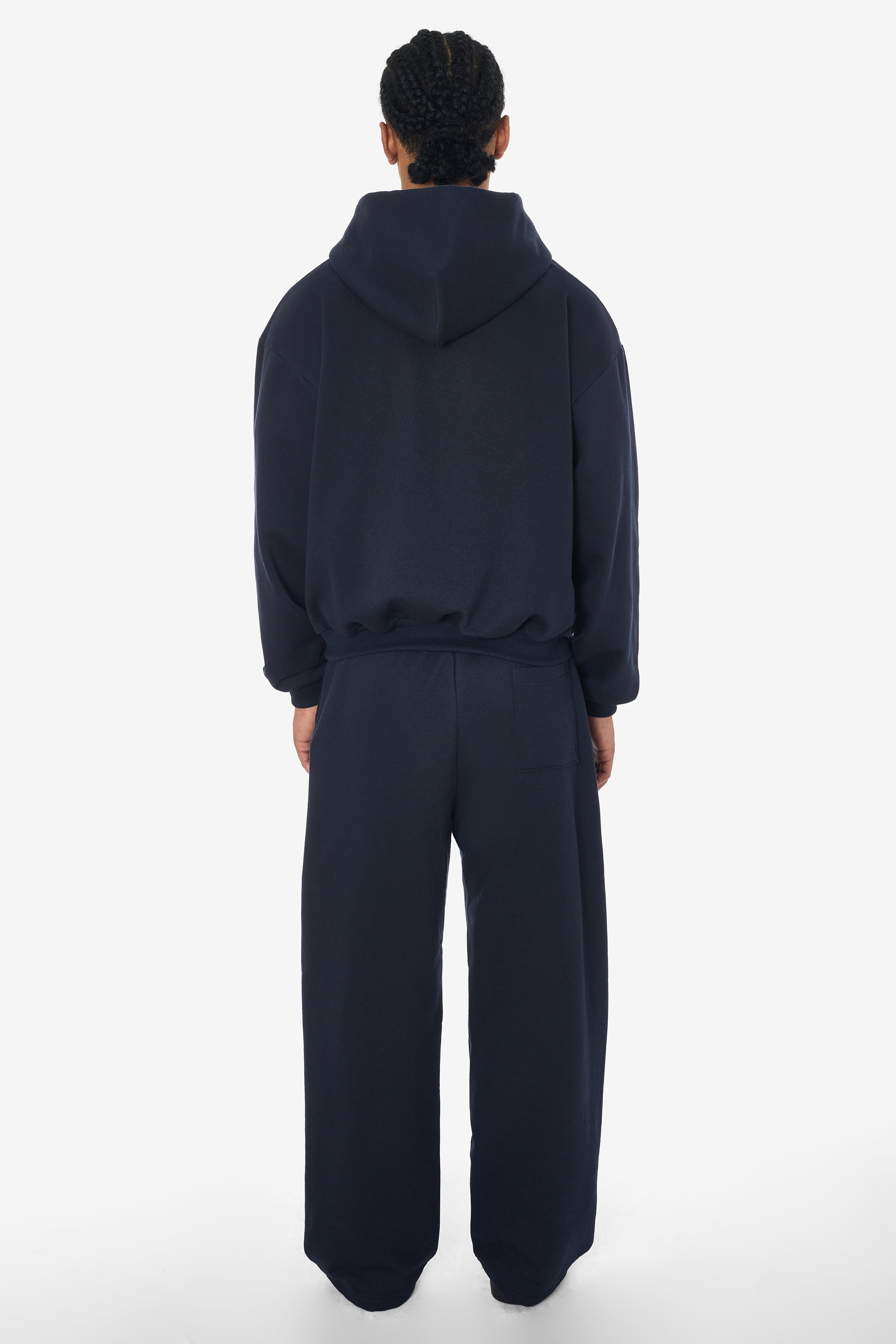 MWF1045 - 10 oz. Mid-Weight Poly Cotton Fleece Wide Open Bottom Sweatpant