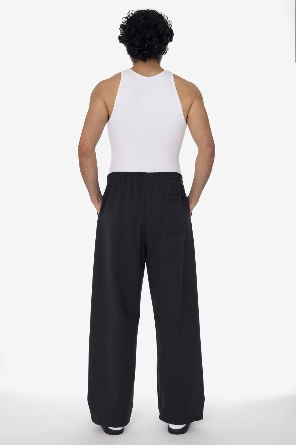 MWF1045 - 10 oz. Mid-Weight Poly Cotton Fleece Wide Open Bottom Sweatpant