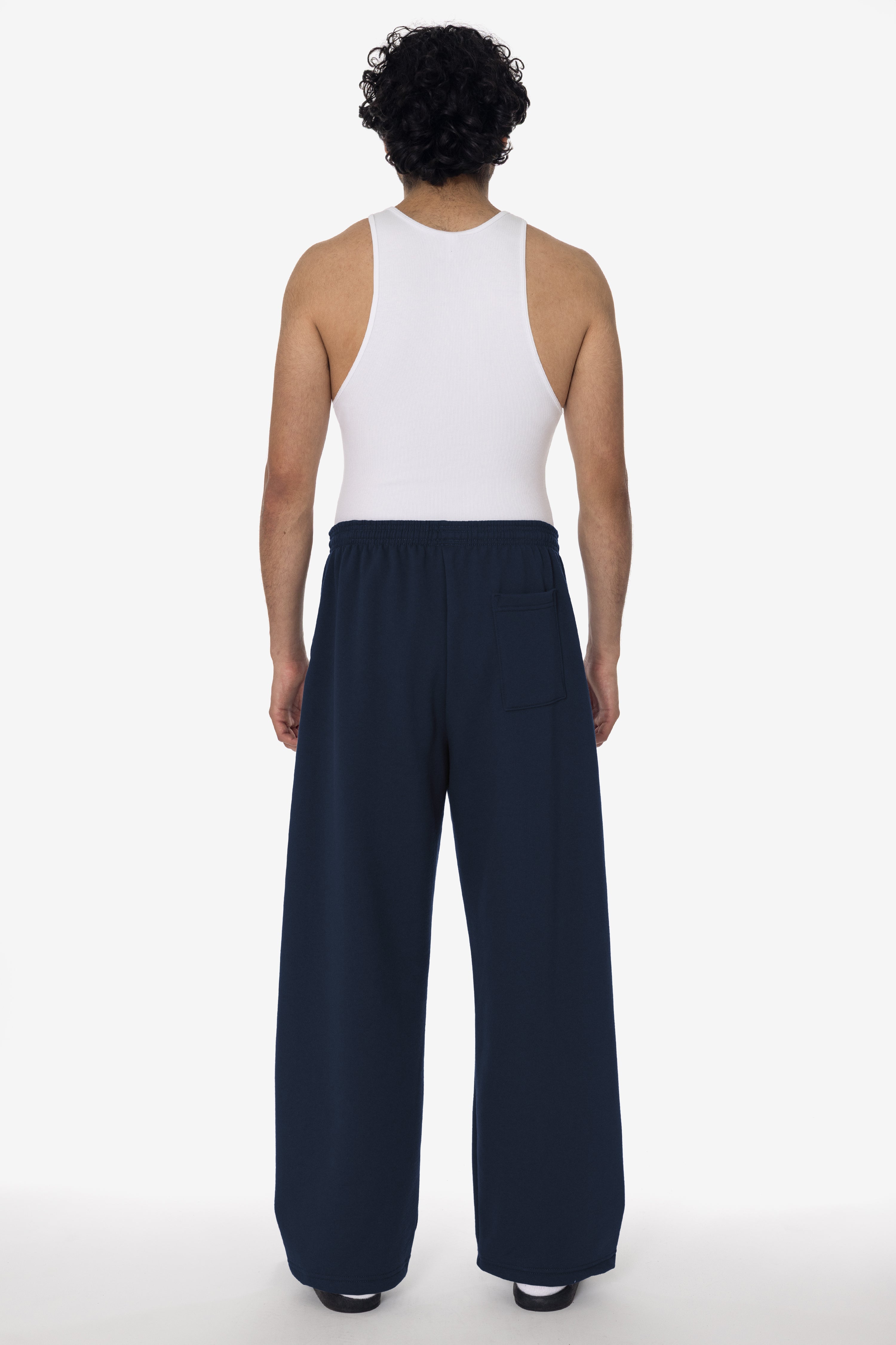 MWF1045 - 10 oz. Mid-Weight Poly Cotton Fleece Wide Open Bottom Sweatpant