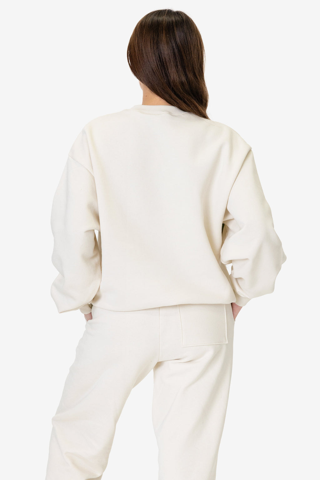 MWF1047 - 10 oz. Mid-weight Poly Cotton Fleece Wide Crewneck