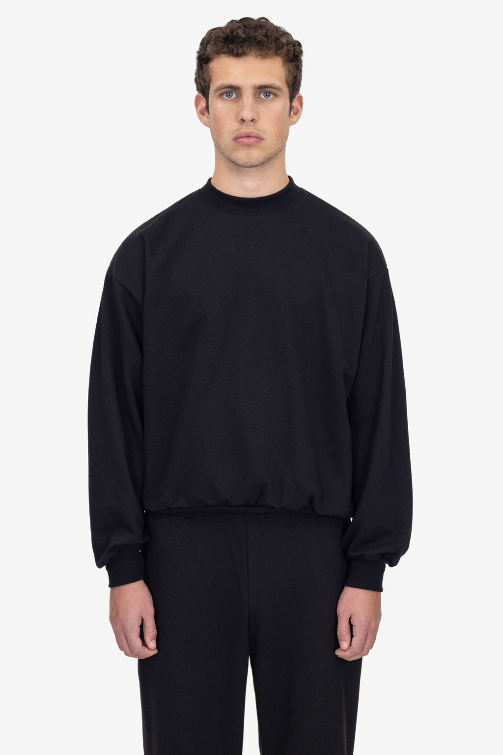 MWF1047 - 10 oz. Mid-weight Poly Cotton Fleece Wide Crewneck