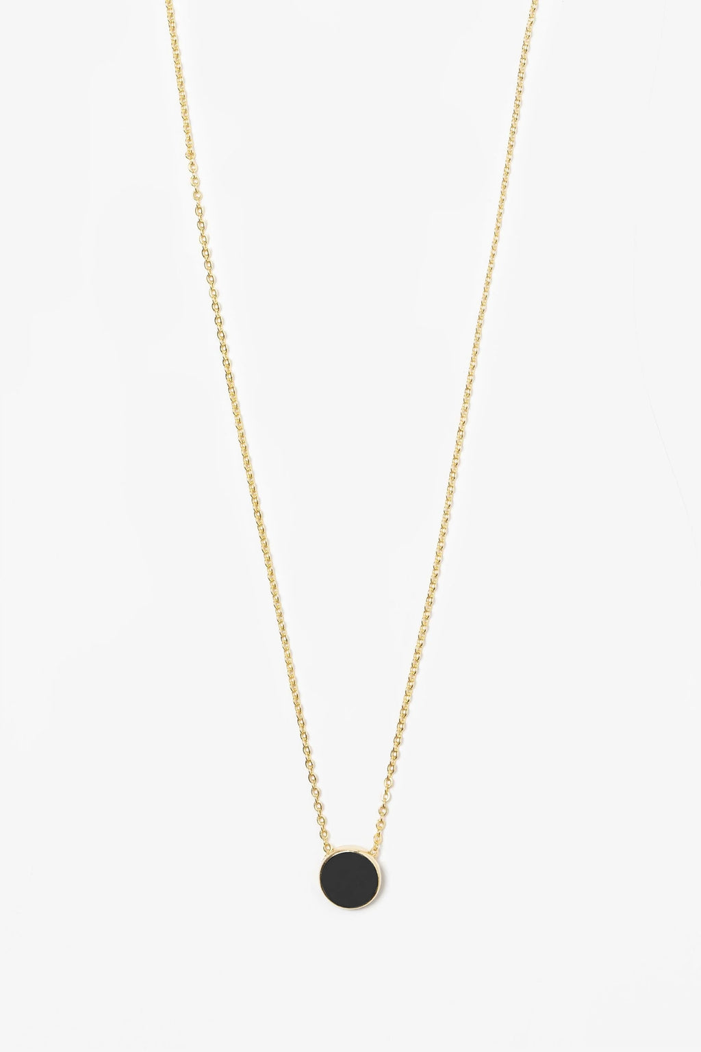 NCKES90 - 9mm Enamel Stud Necklace