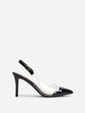 Nolita Black Perspex Court Heels