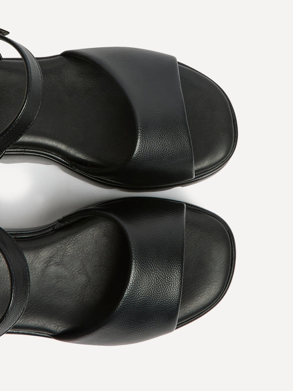 Nyla Black Platform Cleated Sandals