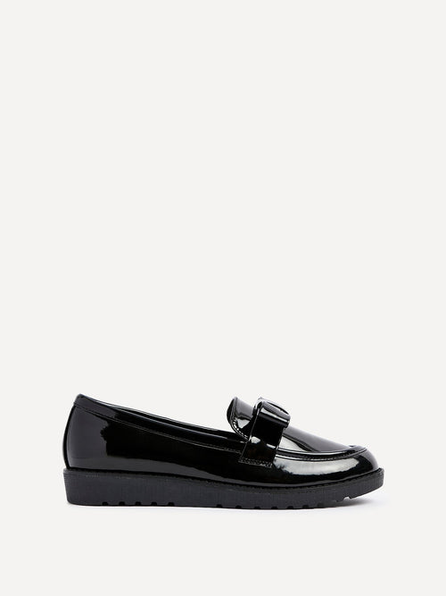 Noble Black Patent Loafers