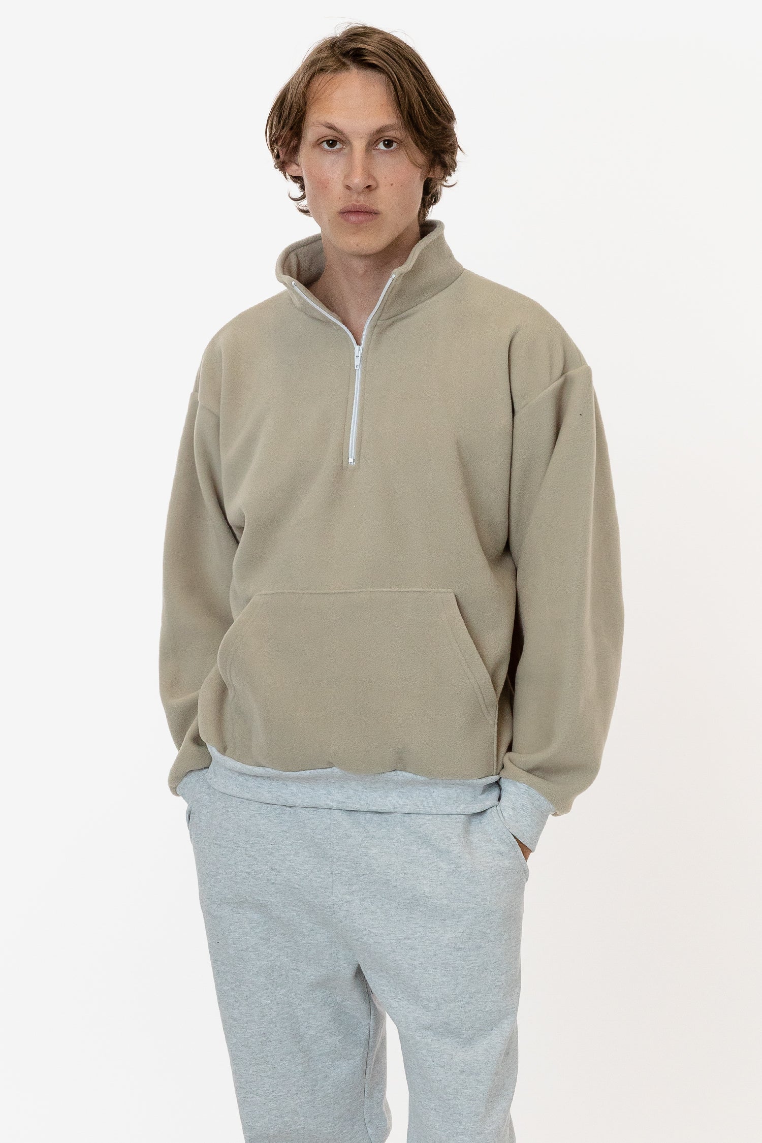 PF408 - Polar Fleece Half Zip Pullover