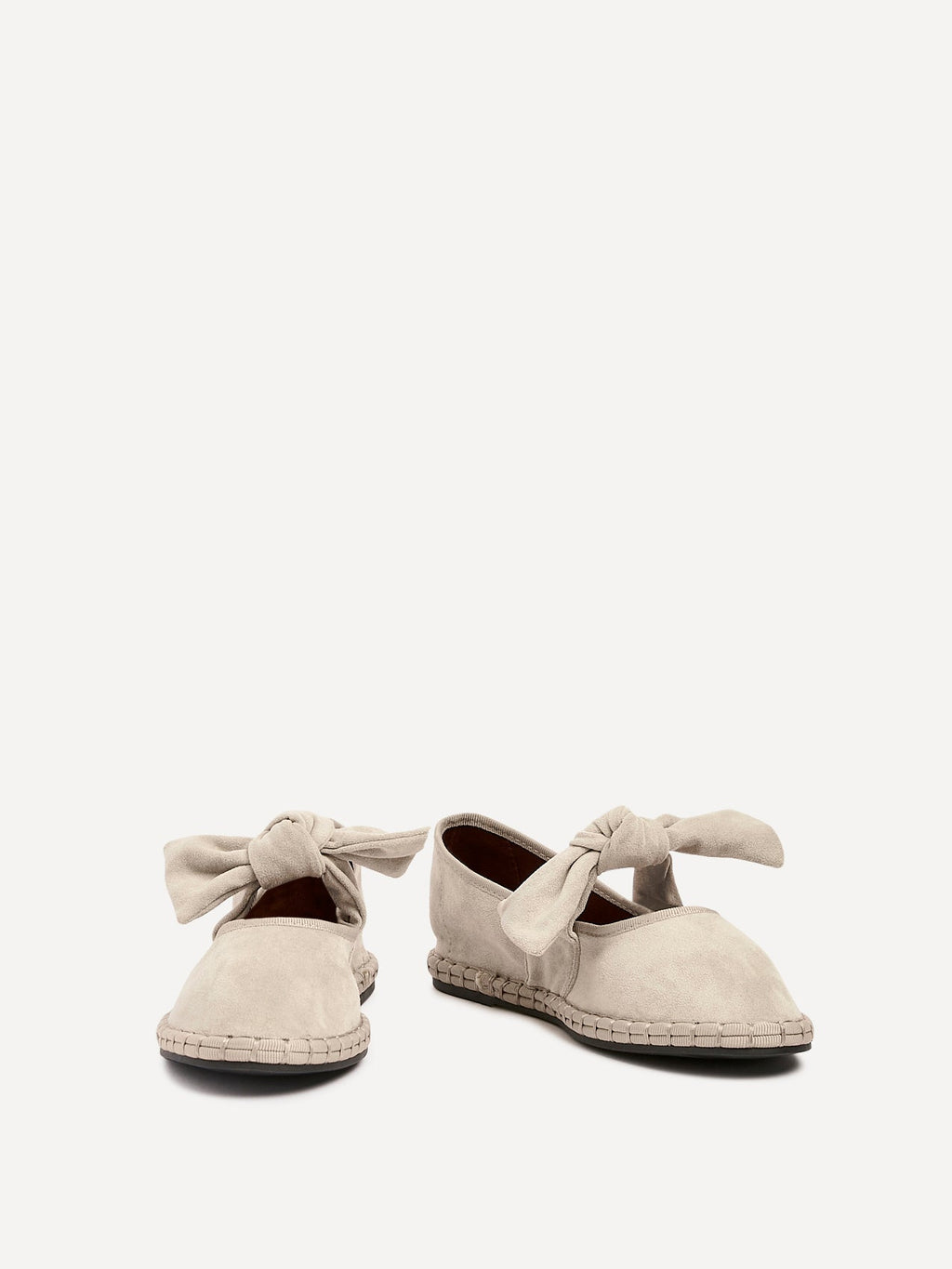 Pout Beige Faux Suede Pumps