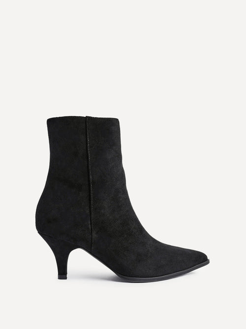 Pursuit Black Heeled Ankle Boots