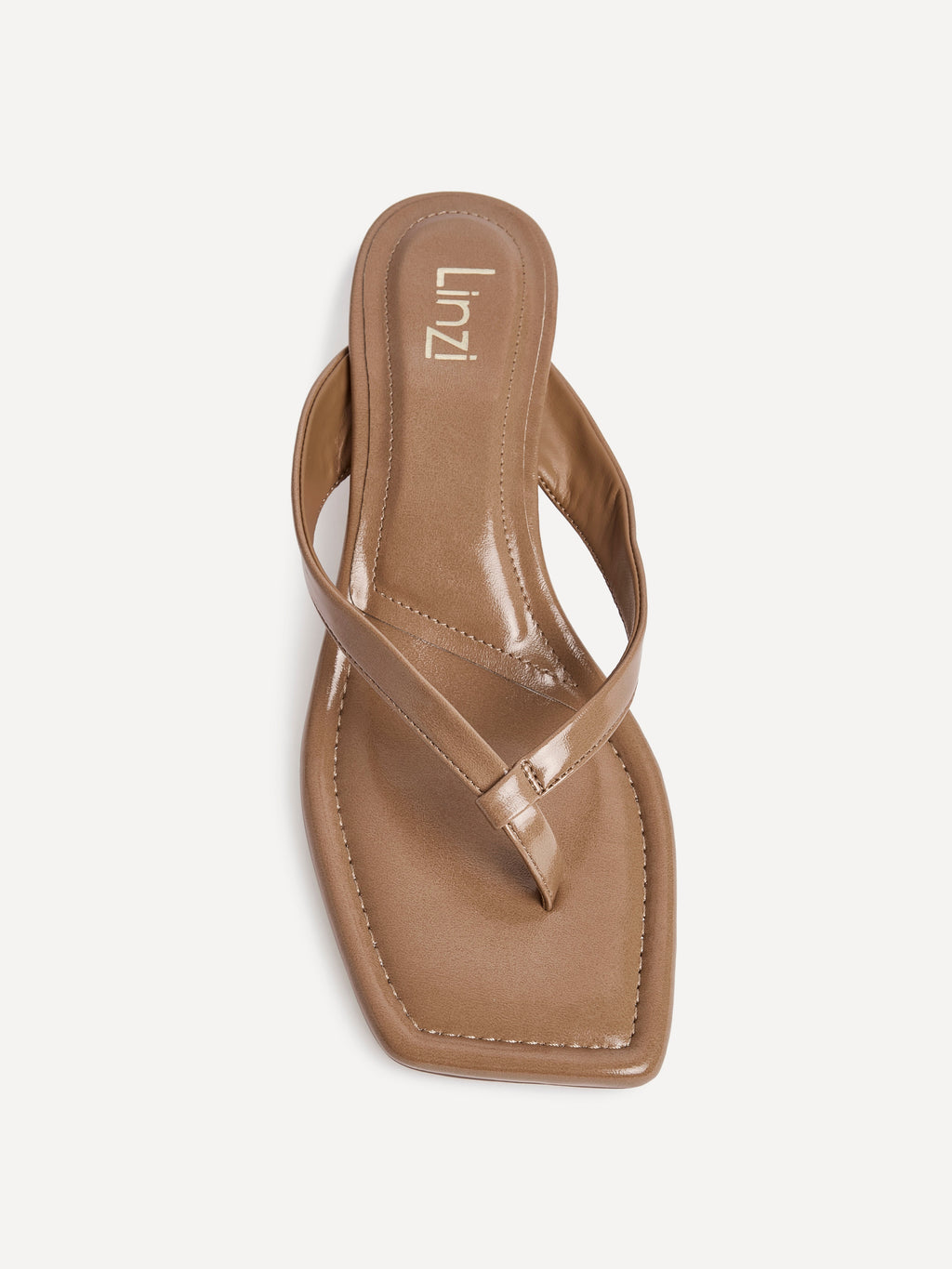 Potential Caramel Toe Post Kitten Heels