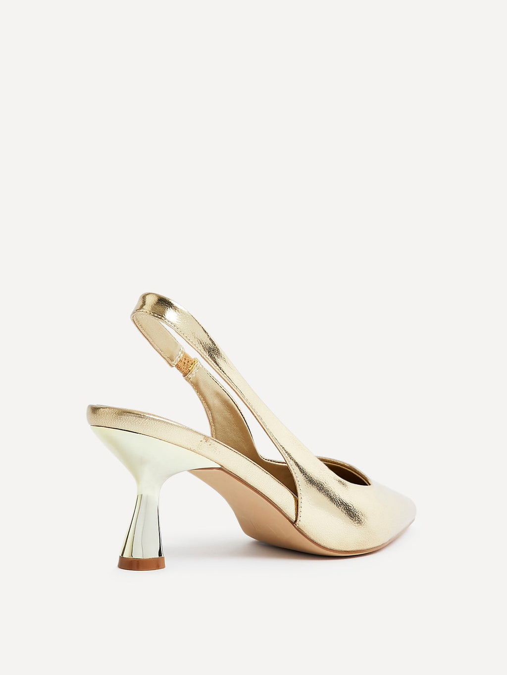 Presley Gold Court Heels