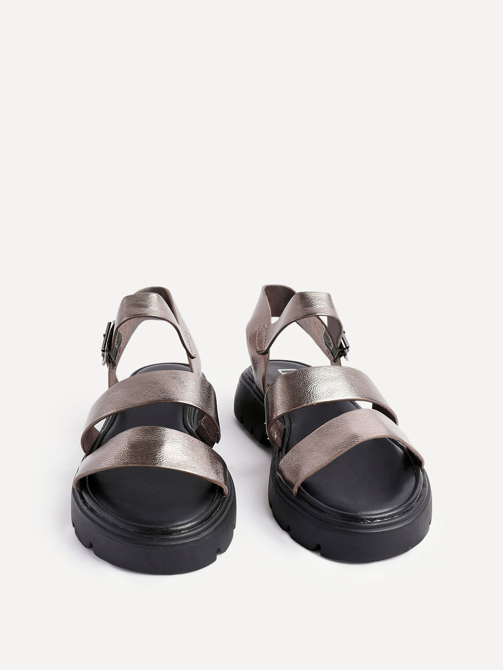 Ramona Pewter Gladiator Sandals