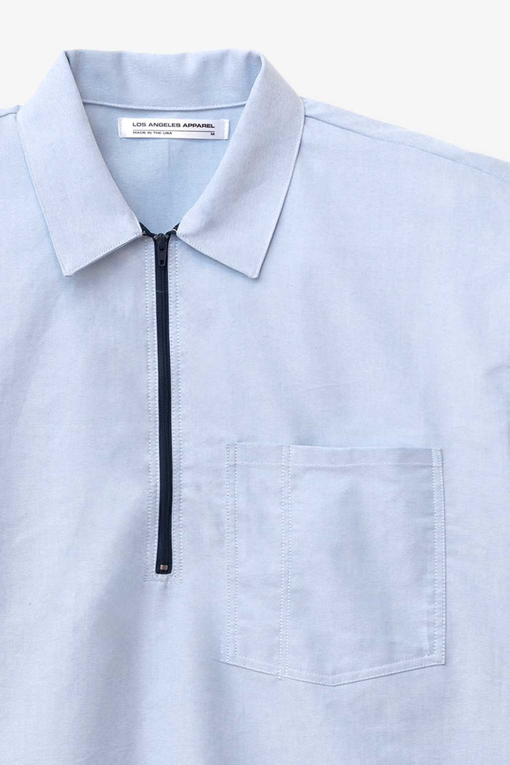 RCP409 - Oxford Zip-Up Work Shirt