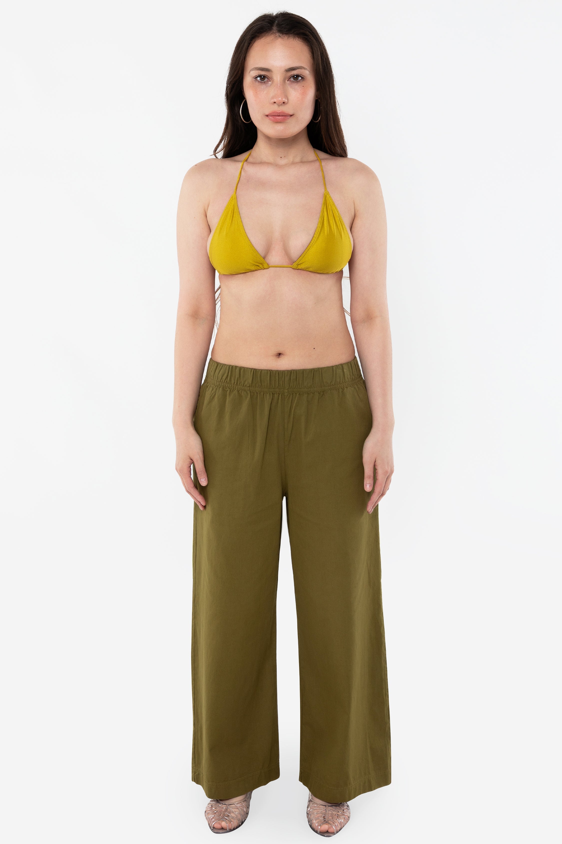 RCT308 - Cotton Twill Wide Pants