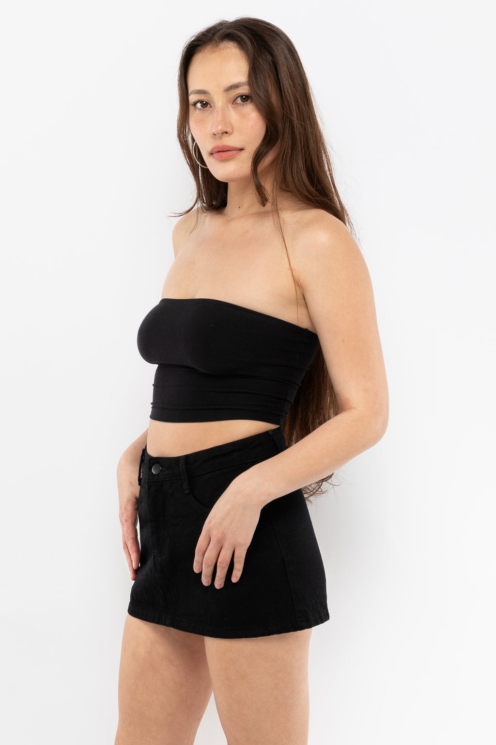 RDNW30 - Denim Micro Mini Skirt