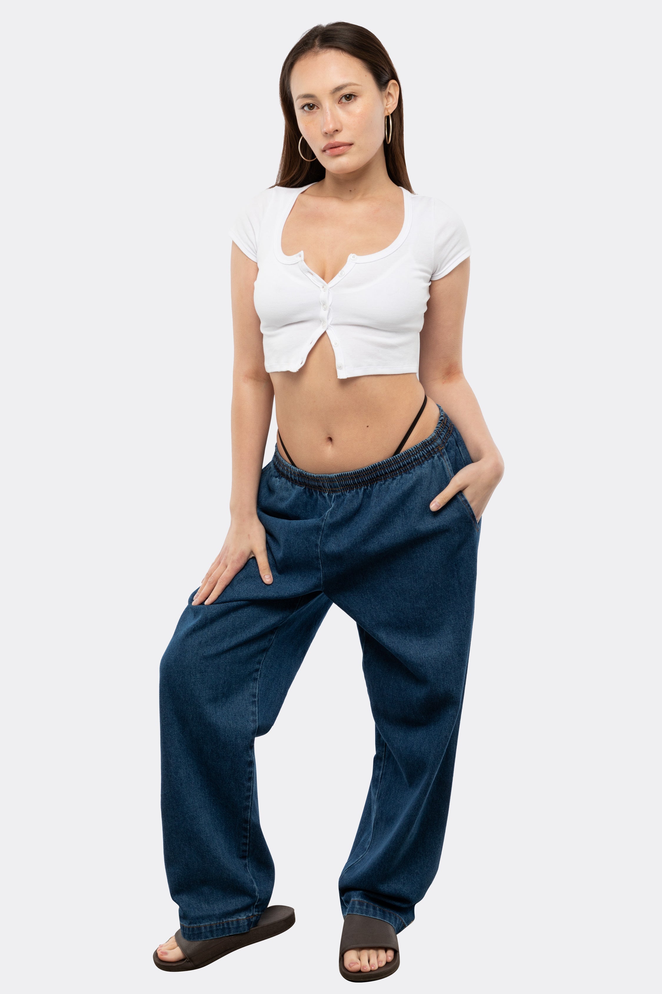 RDNW405 - Unisex 10oz. Wide Leg Denim Pants