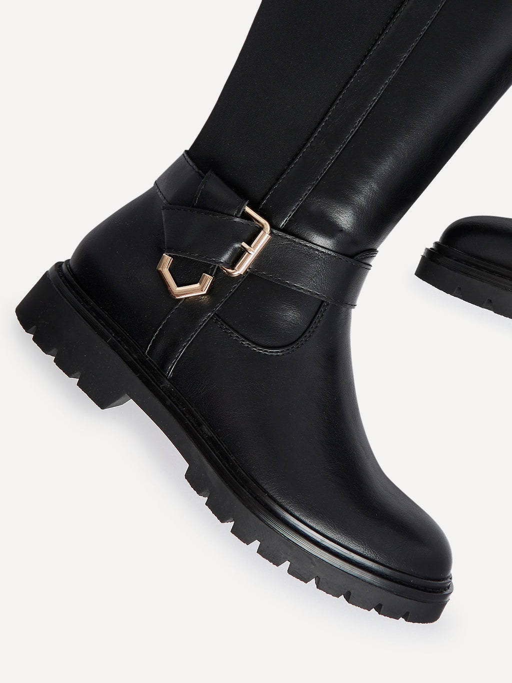 Regent Black Long Boots