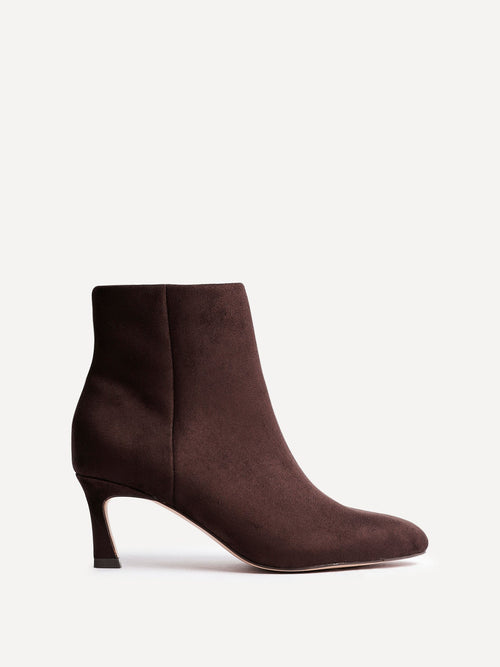 Reserve Brown Stiletto Ankle Boots
