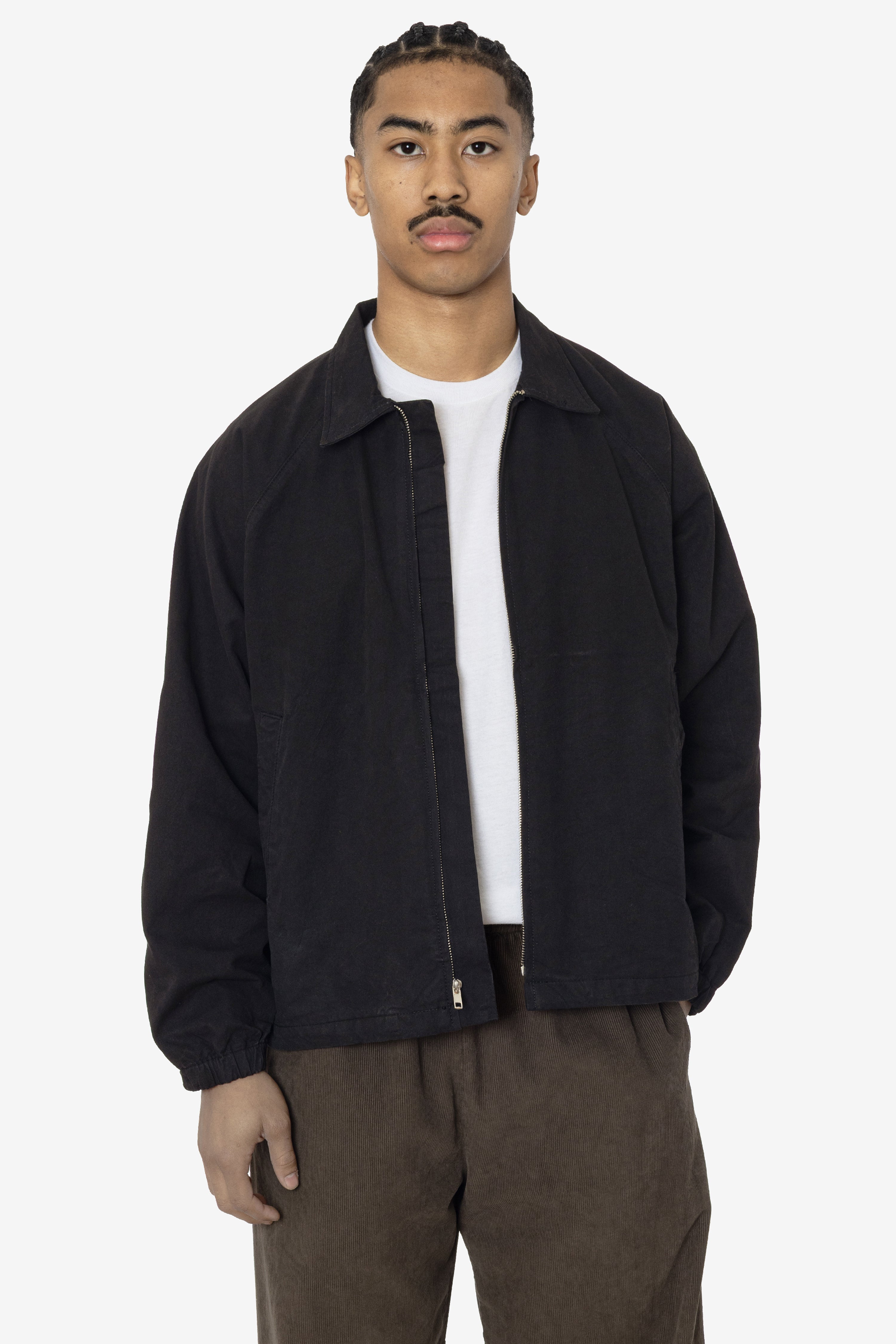 RHC401GD - 8oz Heavy Micro Canvas Zip-up Raglan Jacket