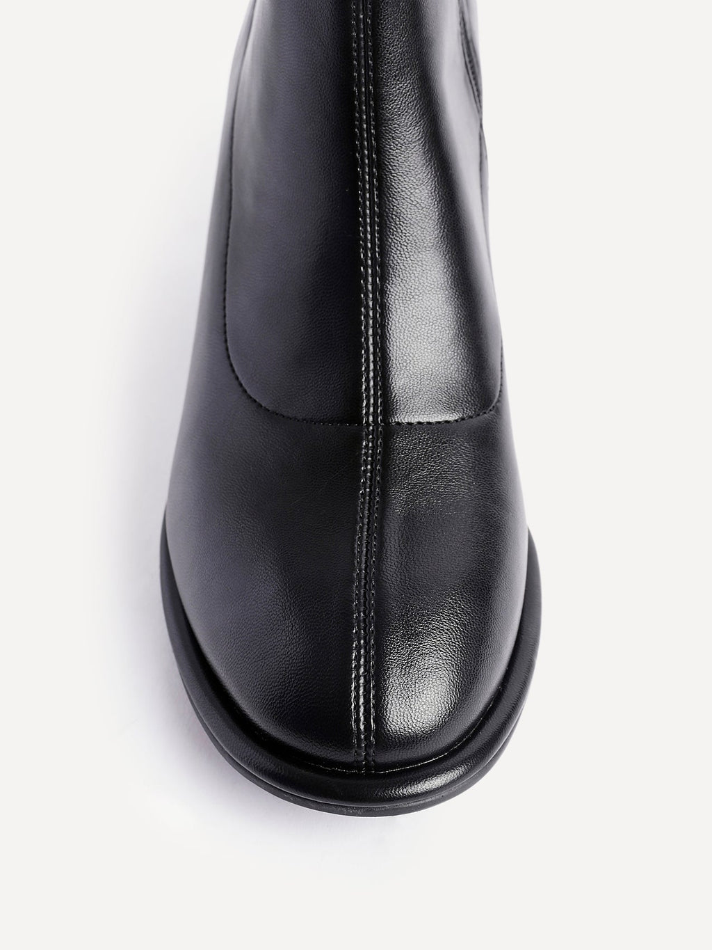 Rita Black Heeled Sock Boots