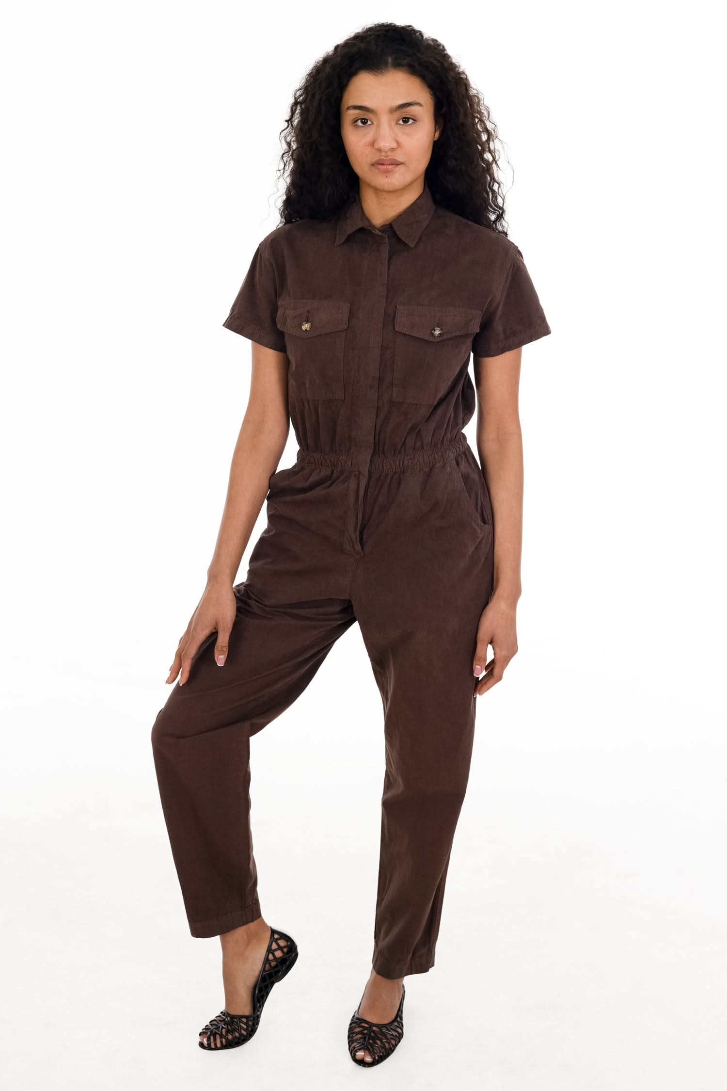 RJC3201GD - Short Sleeve Utility Jumpsuit
