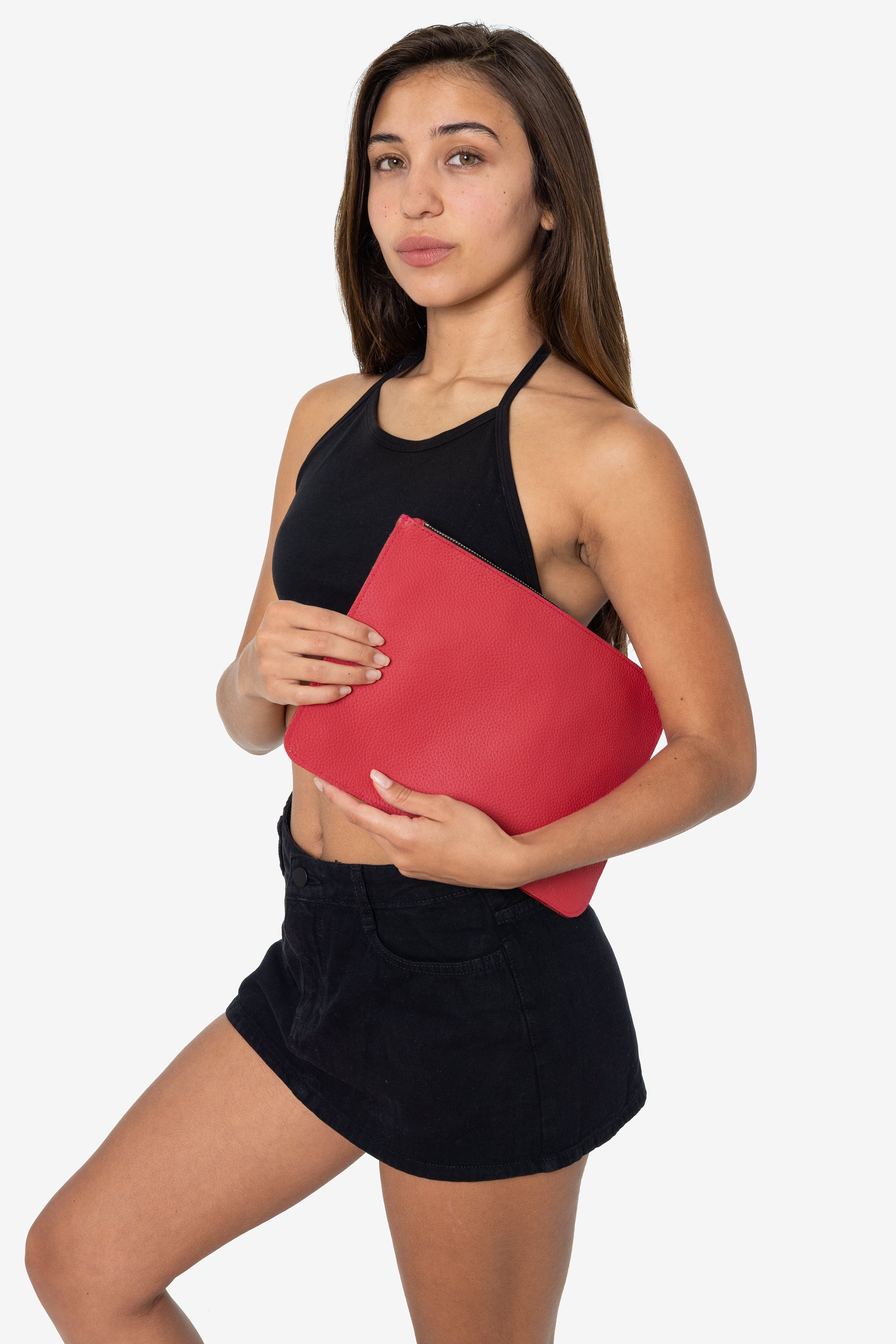 RLH3412 - Medium Leather Zip Pouch