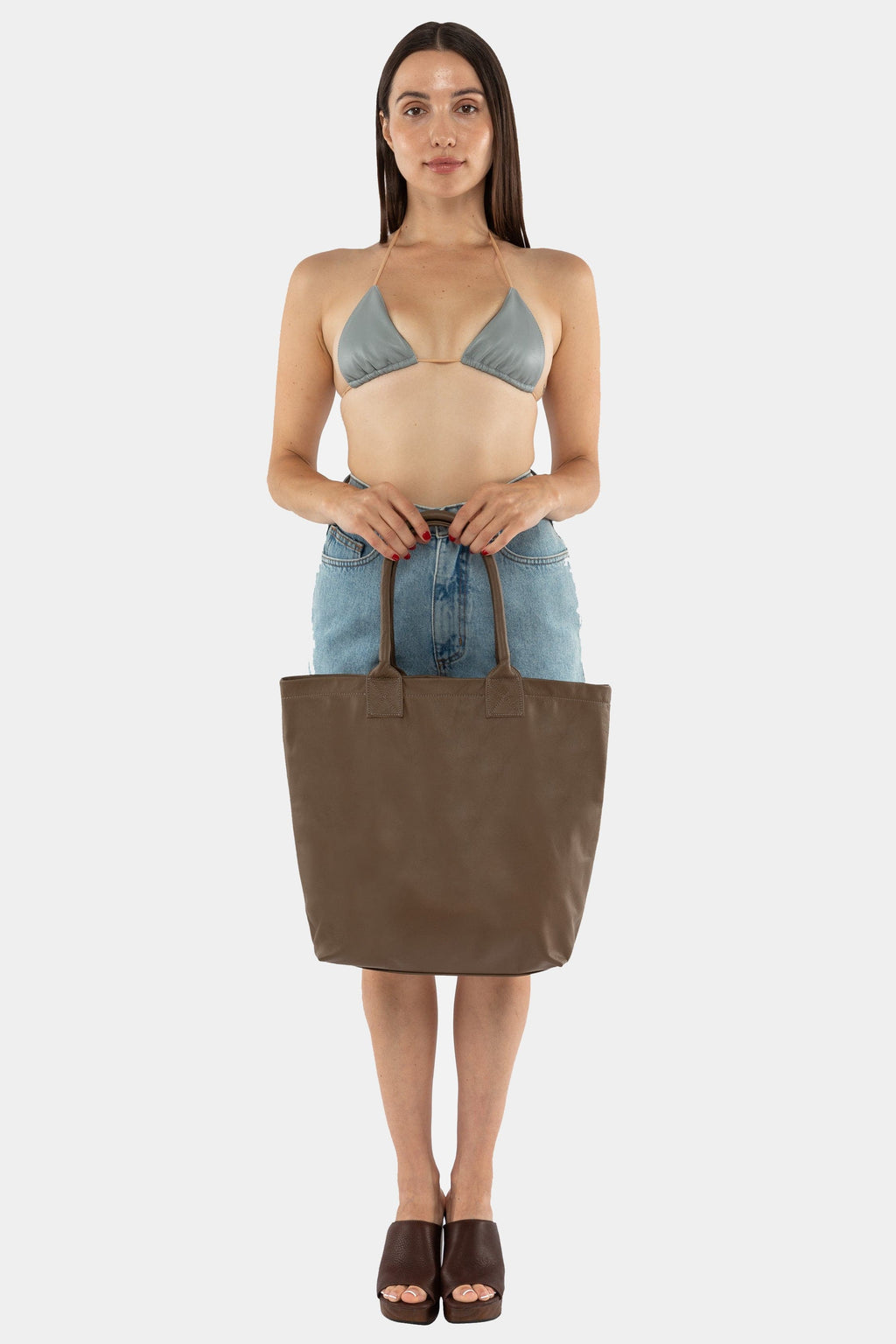 RLH3479 - Unisex Leather Museum Tote