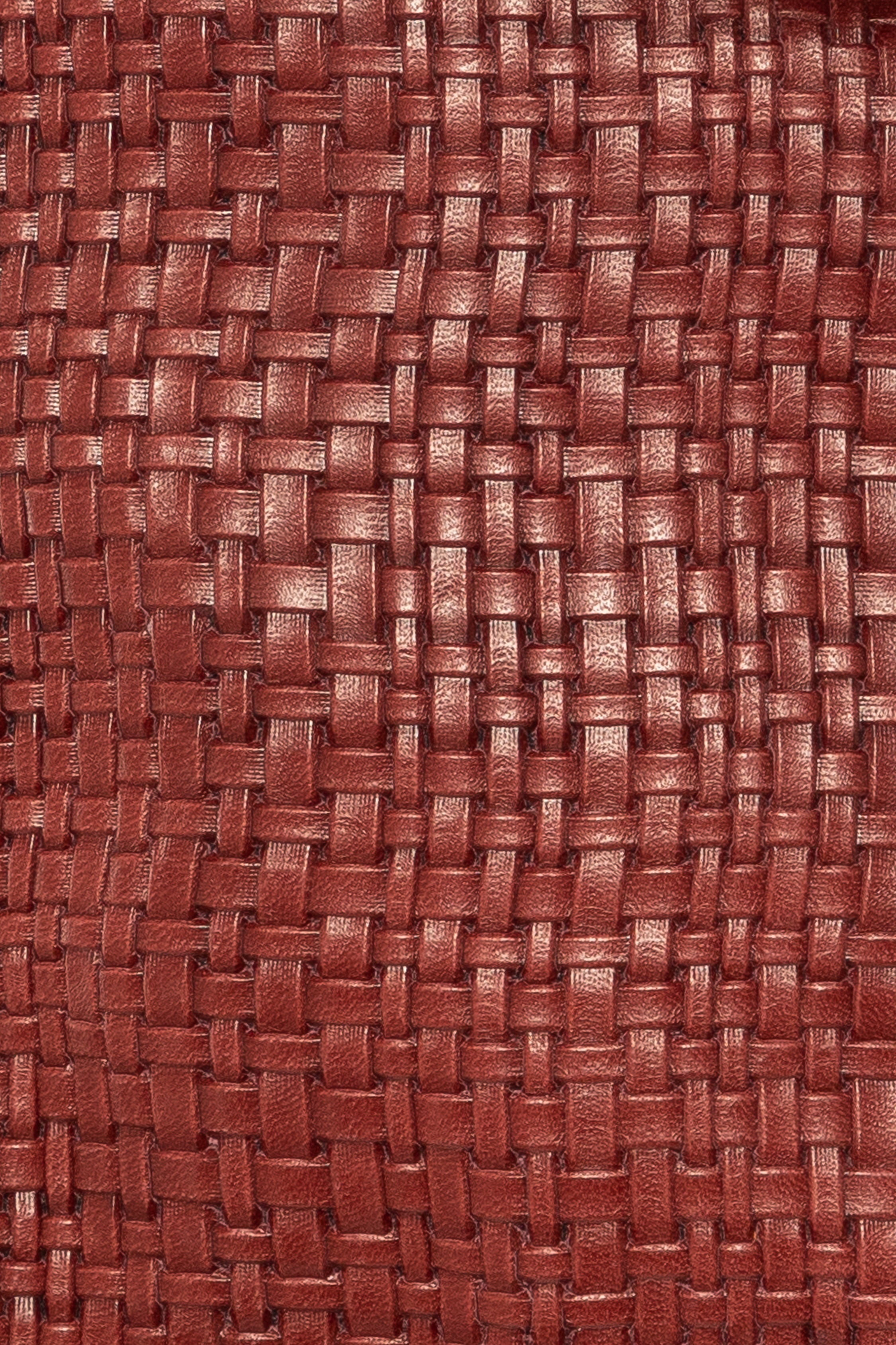 RLH3482 - Woven Leather Slim Tote