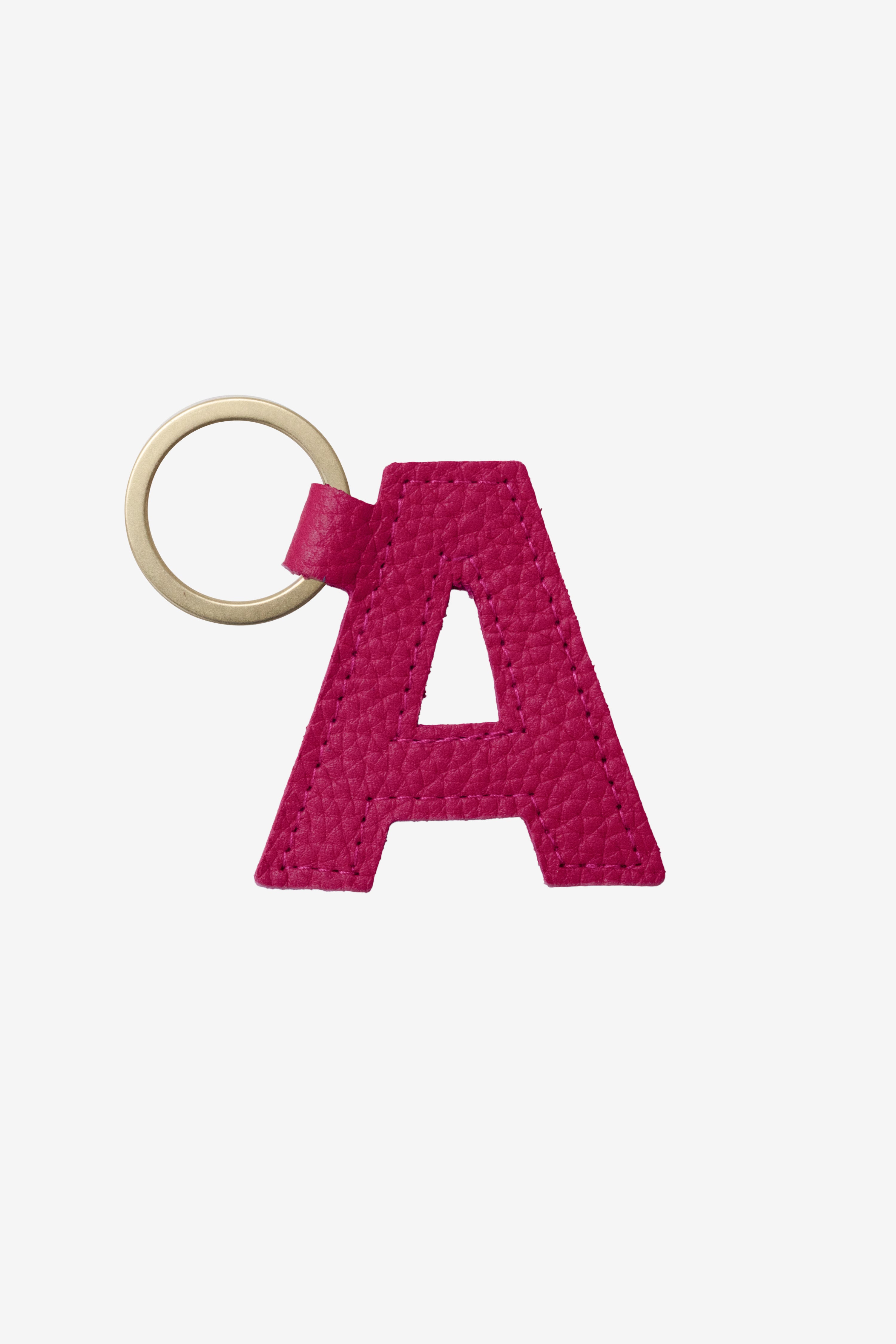 RLH520 - Leather Alphabet Keychain
