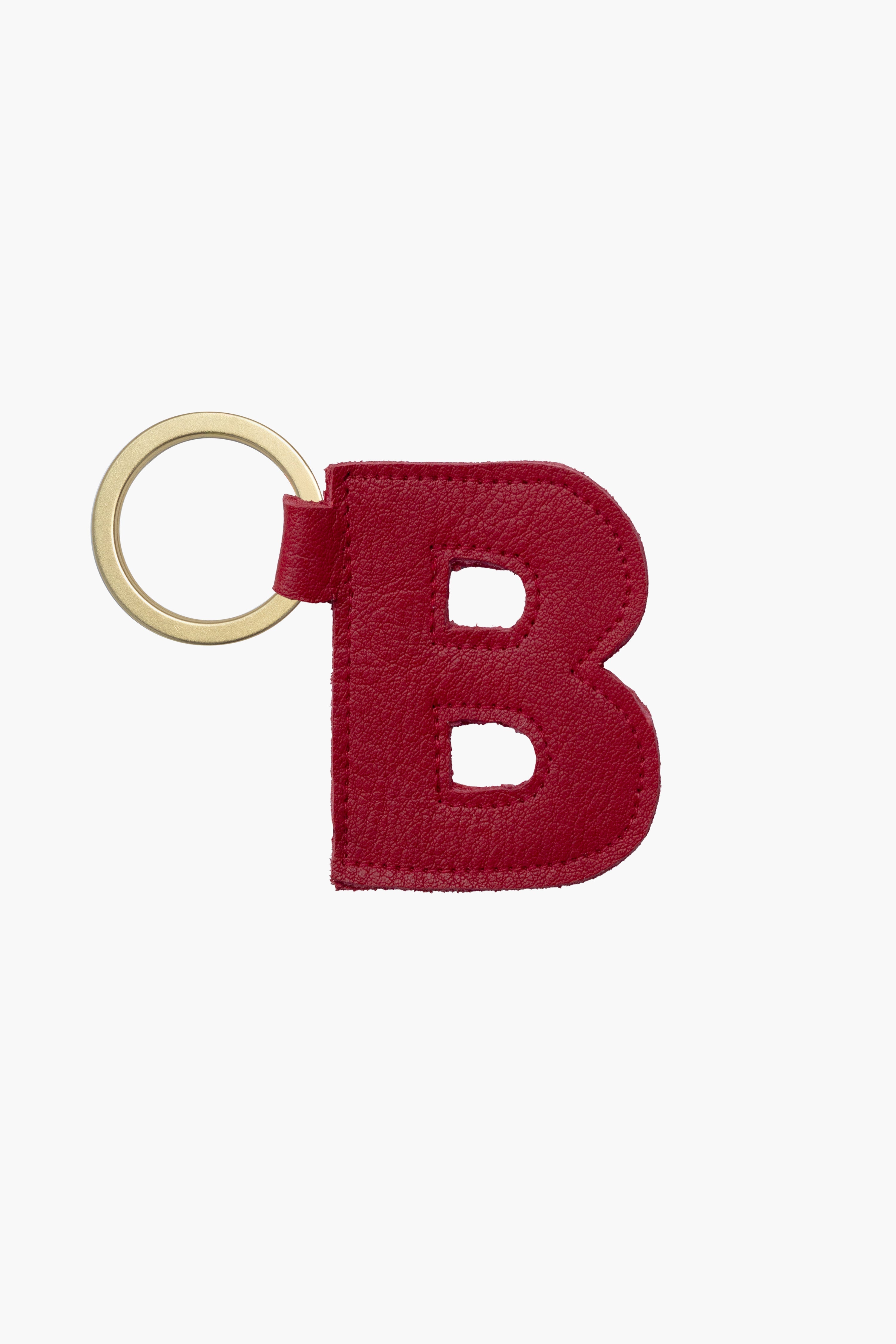 RLH520 - Leather Alphabet Keychain