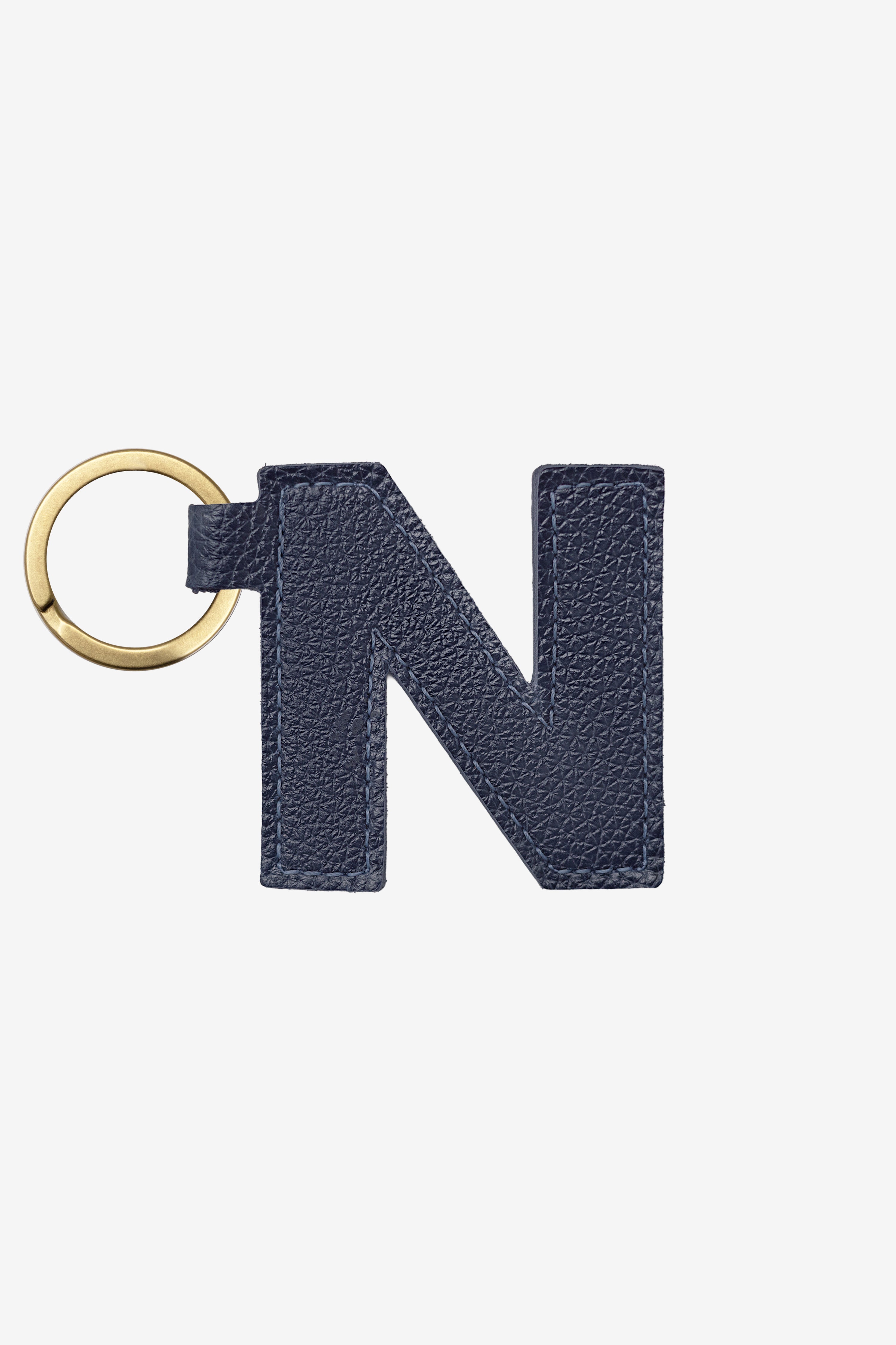 RLH520 - Leather Alphabet Keychain