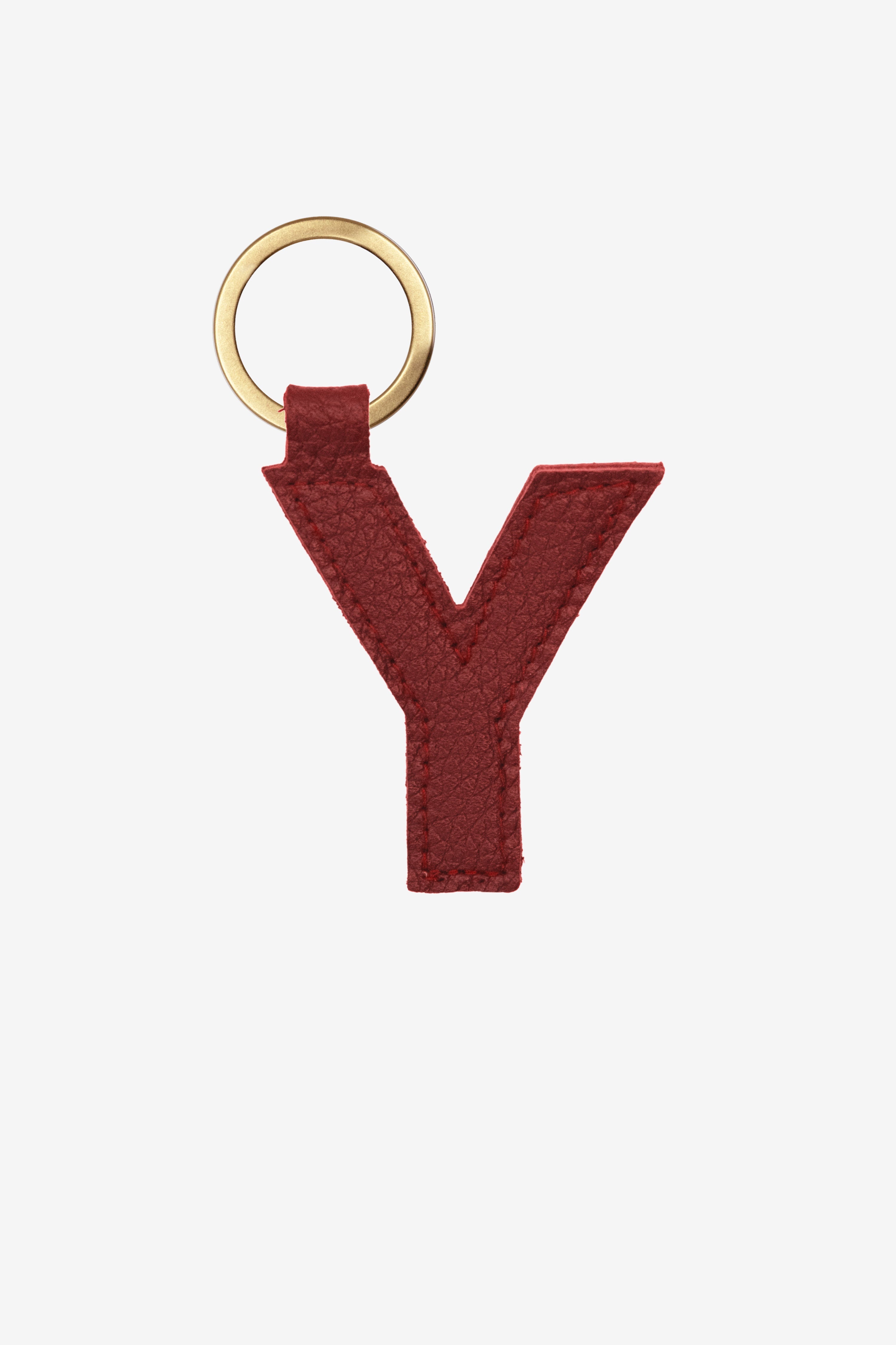 RLH520 - Leather Alphabet Keychain
