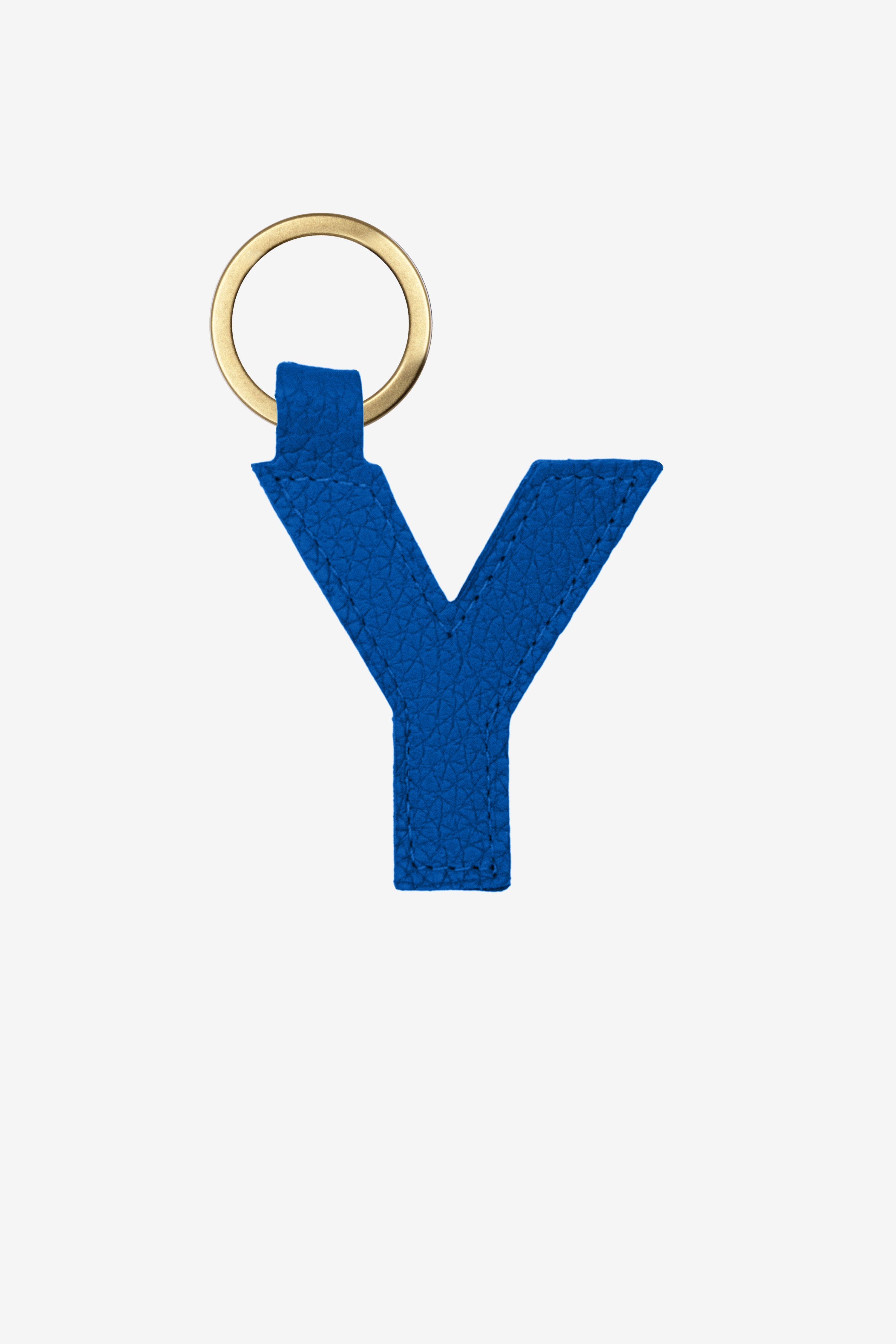 RLH520 - Leather Alphabet Keychain