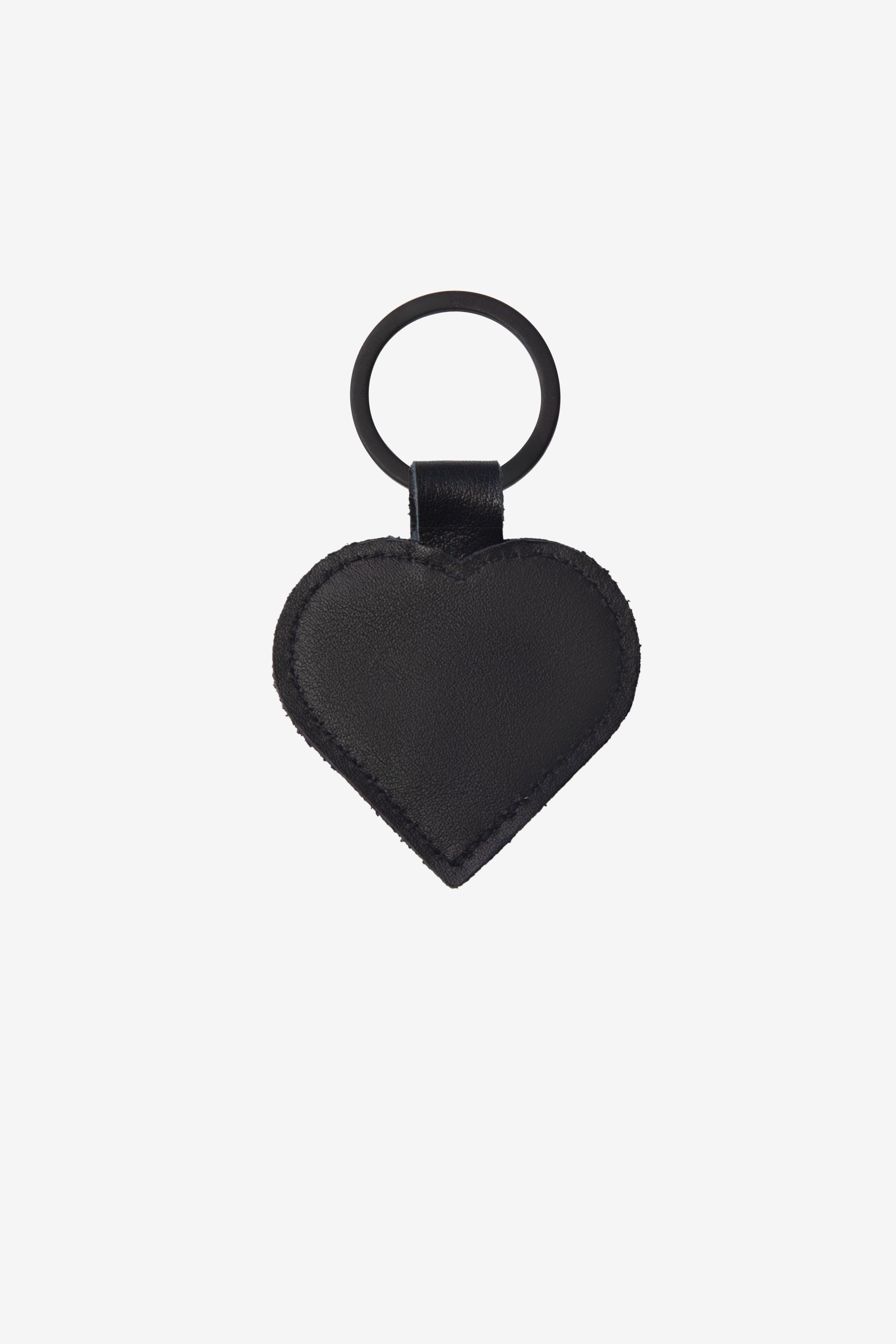 RLH521 - Leather Heart Key Ring