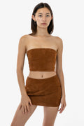 RLH767 - 2 Tone Suede Ottoman Tube Top