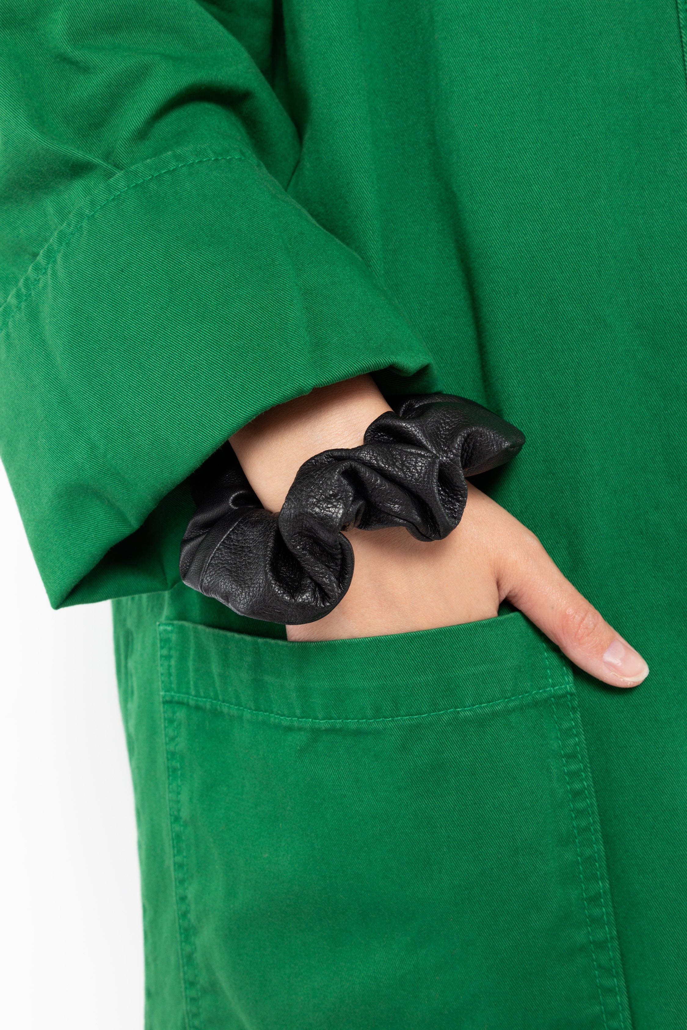 RLHSCRUNCH - Leather Scrunchie