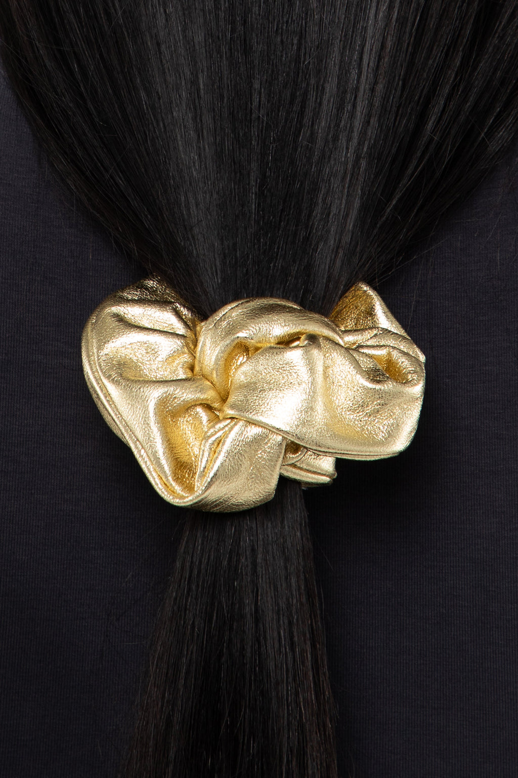RLHSCRUNCH - Leather Scrunchie
