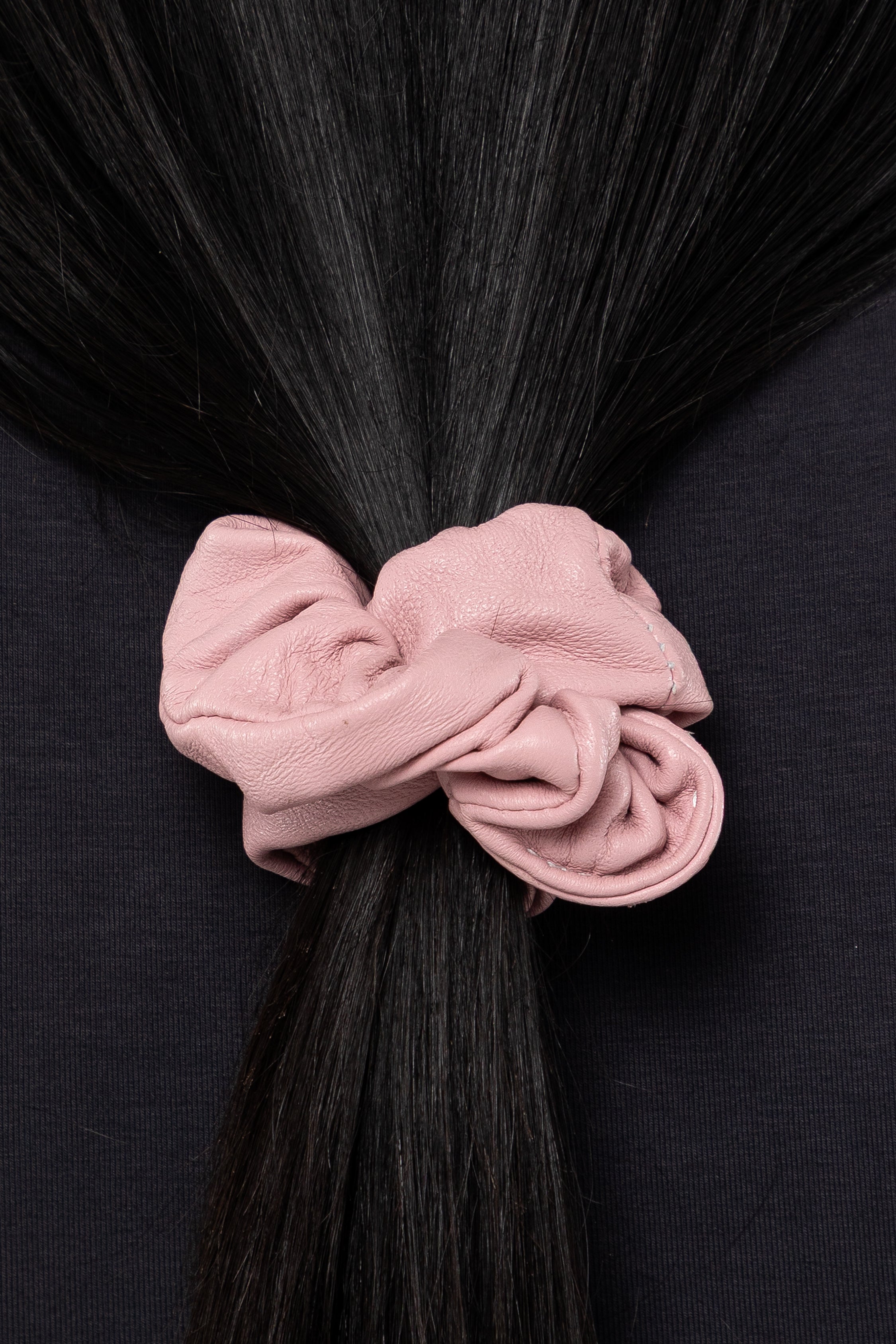 RLHSCRUNCH - Leather Scrunchie