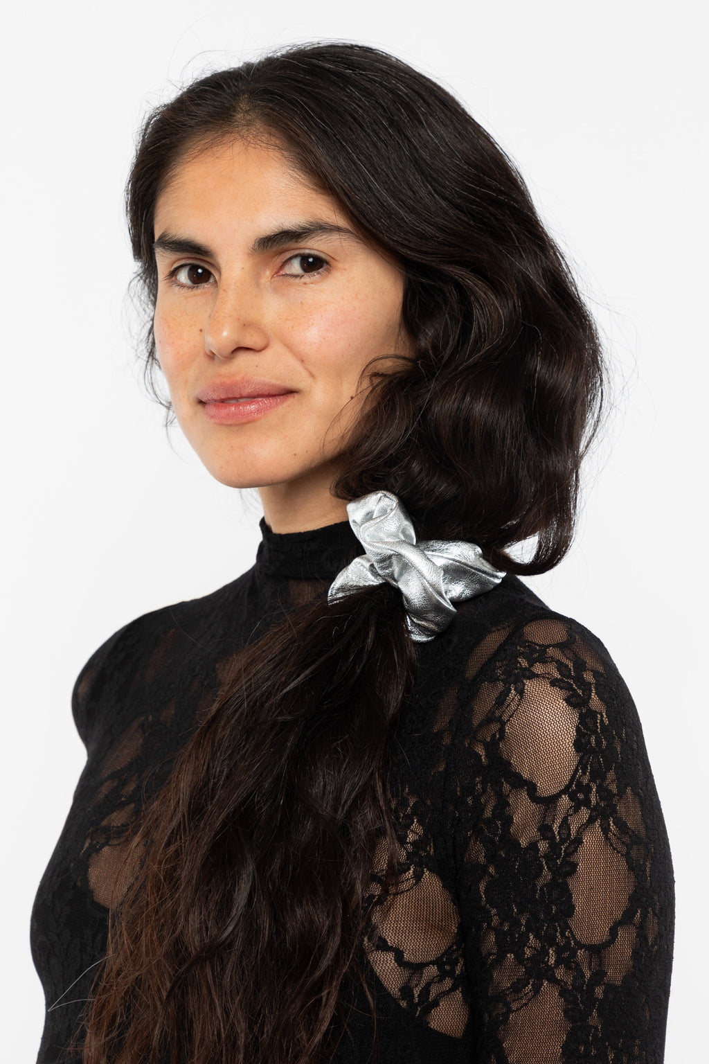 RLHSCRUNCH - Leather Scrunchie