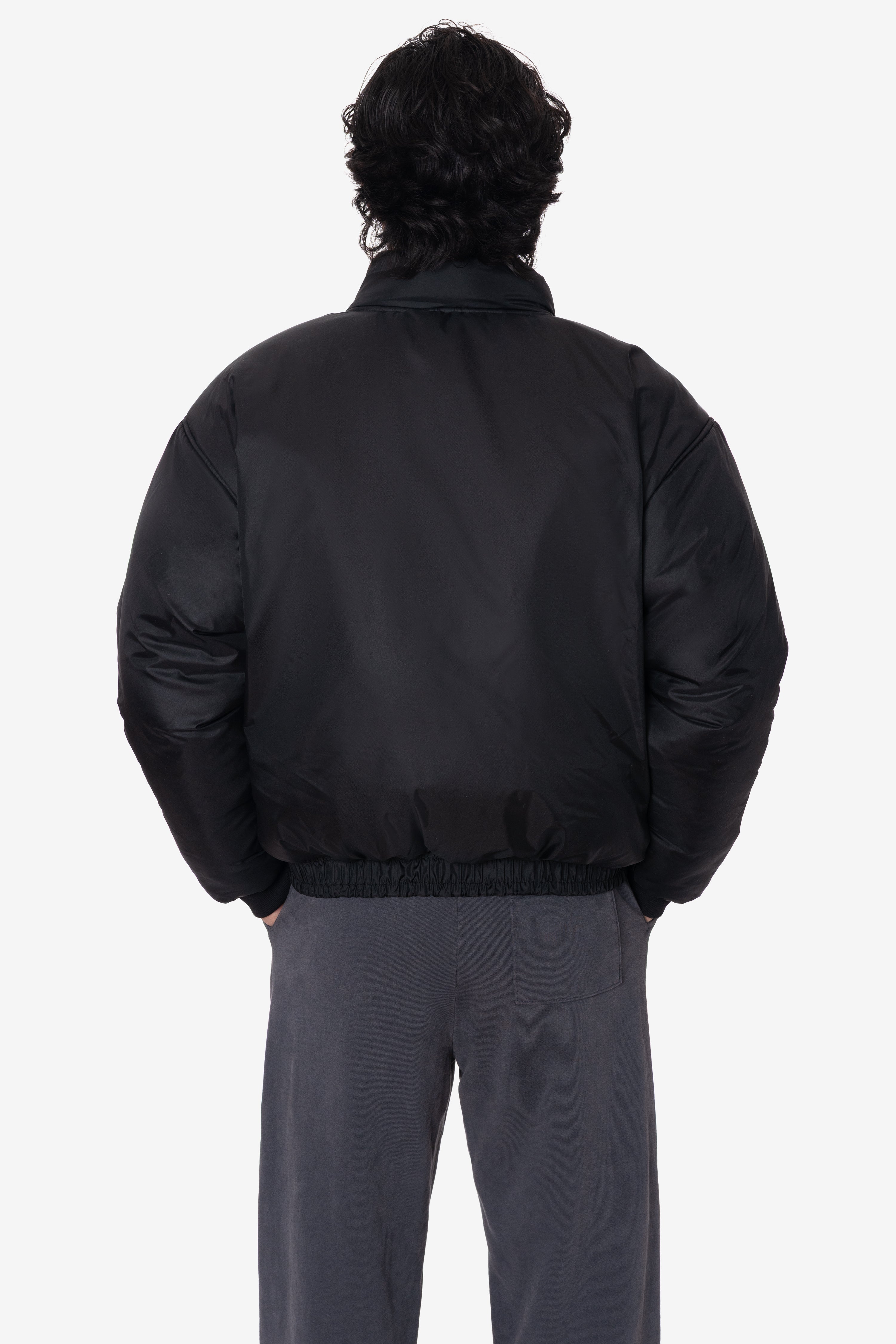 RNF455 - Nylon Taffeta Puffy Winter Jacket