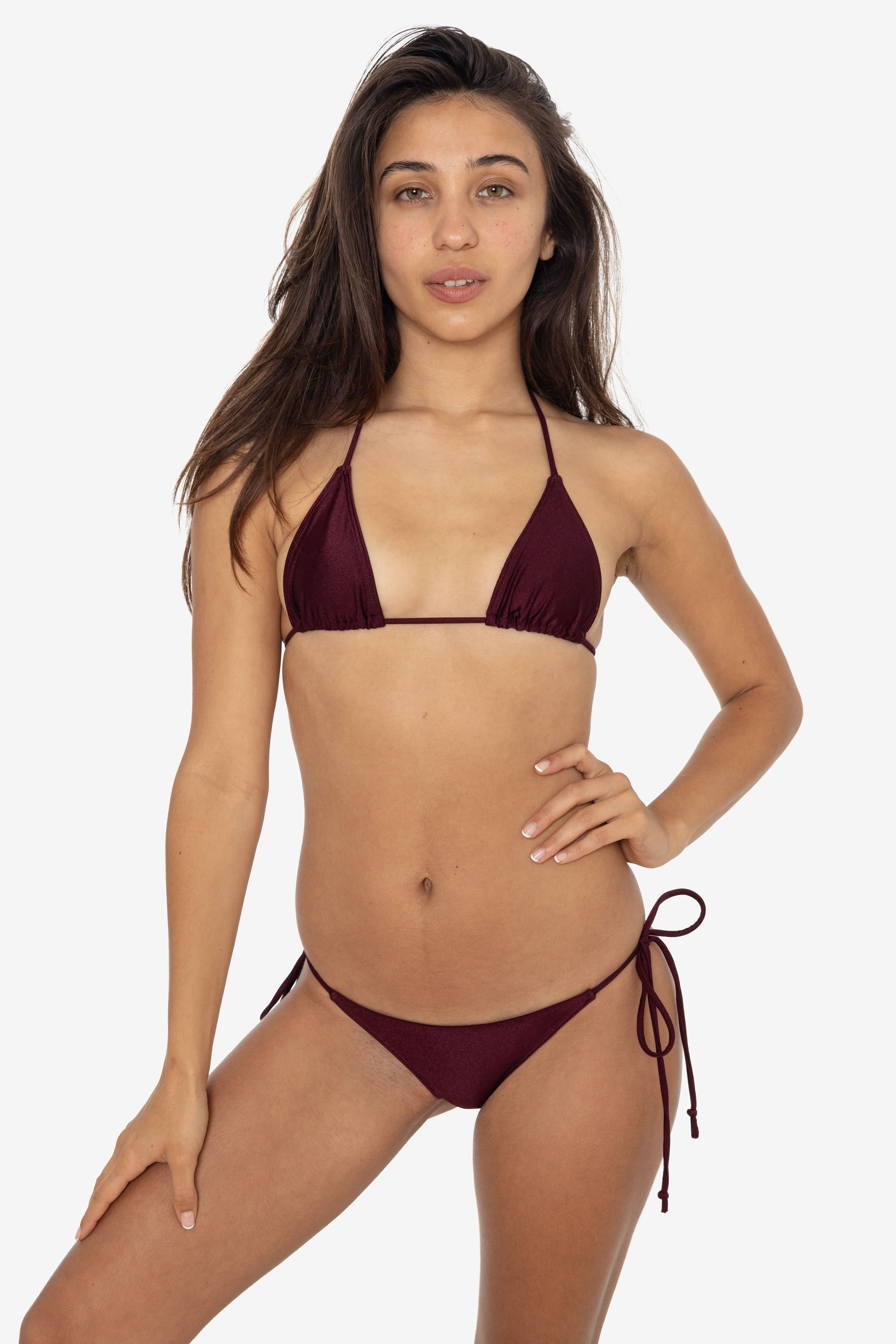 RNT3044 - Nylon Tricot Low Rise Bikini Bottom