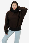 RWHR313 - Turtleneck Sweater with Heavy Cotton Rib