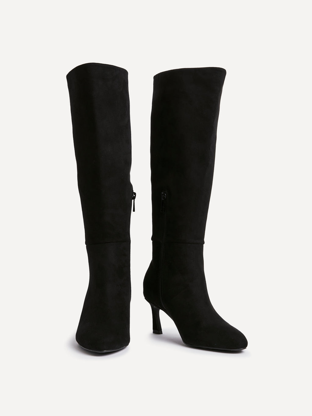 Rush Black Long Stiletto Boots