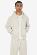 SF410 - 12oz Scour Fleece Cropped Zip Up Hoodie
