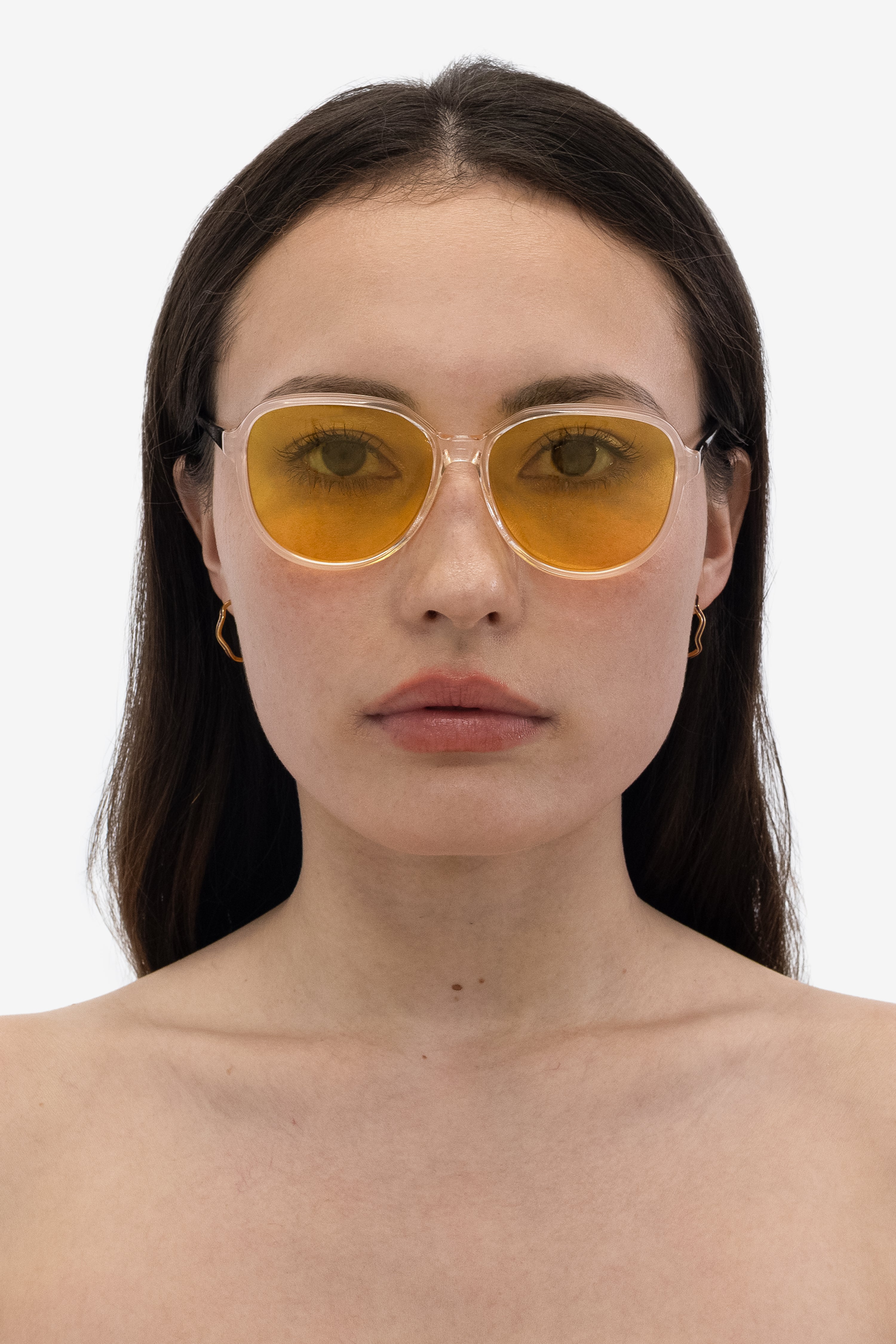 JWLWEH - Wavy Enameled Hoop Earrings