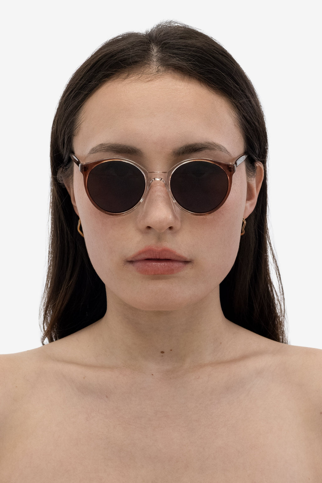 JWLWEH - Wavy Enameled Hoop Earrings