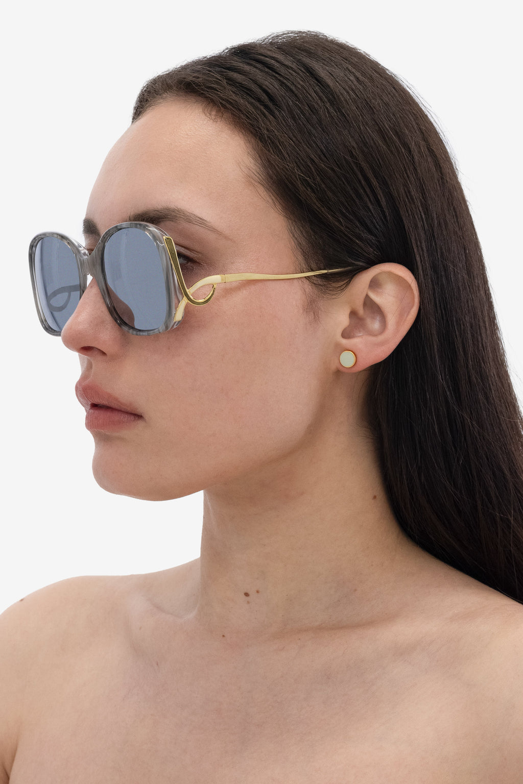 EARES70 - 7mm Enamel Stud Earrings