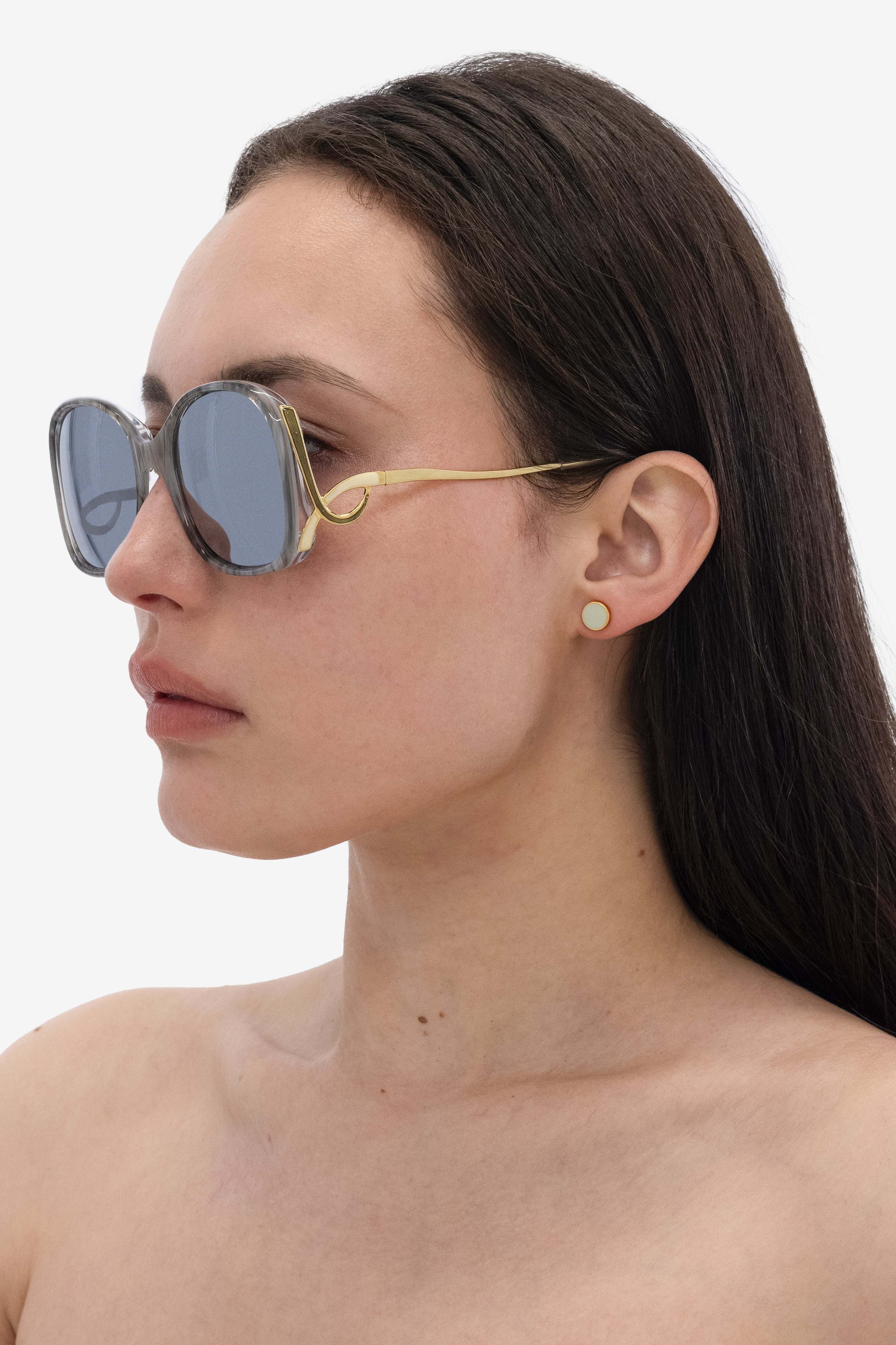 EARES70 - 7mm Enamel Stud Earrings
