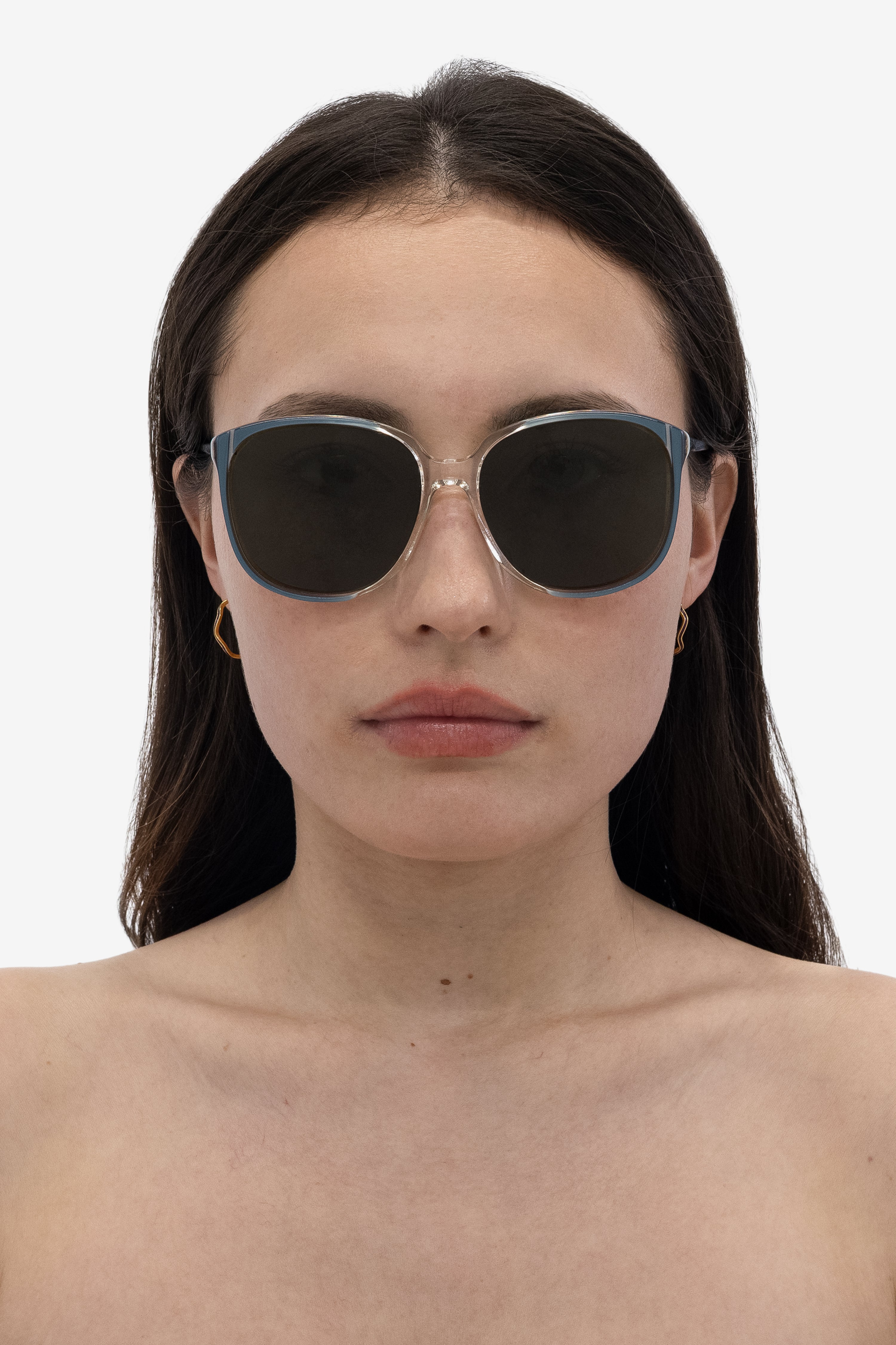 JWLWEH - Wavy Enameled Hoop Earrings